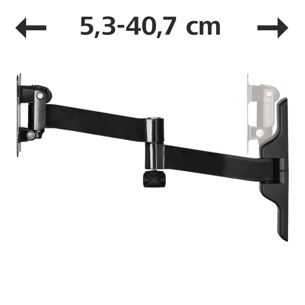 Hama TV-Wandhalterung »TV-Wandhalter FULLMOTION 25-66cm 10"-26" Wandhalterung«, bis 66 cm Zoll