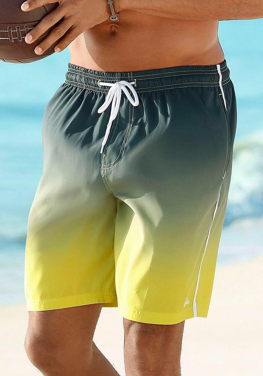 2. Bild von Buffalo Badeshorts, mit Farbverlauf