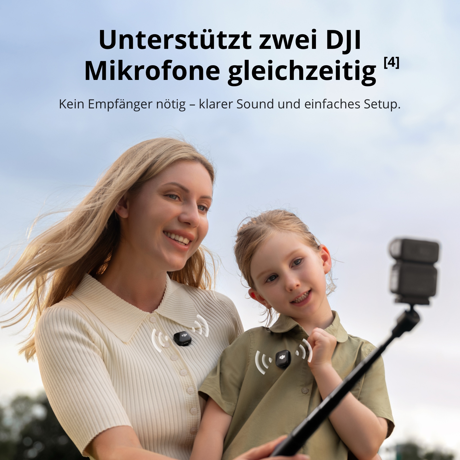 DJI Camcorder »DJI Osmo Nano Standard Combo (64GB)« 4K Ultra HD Bluetooth