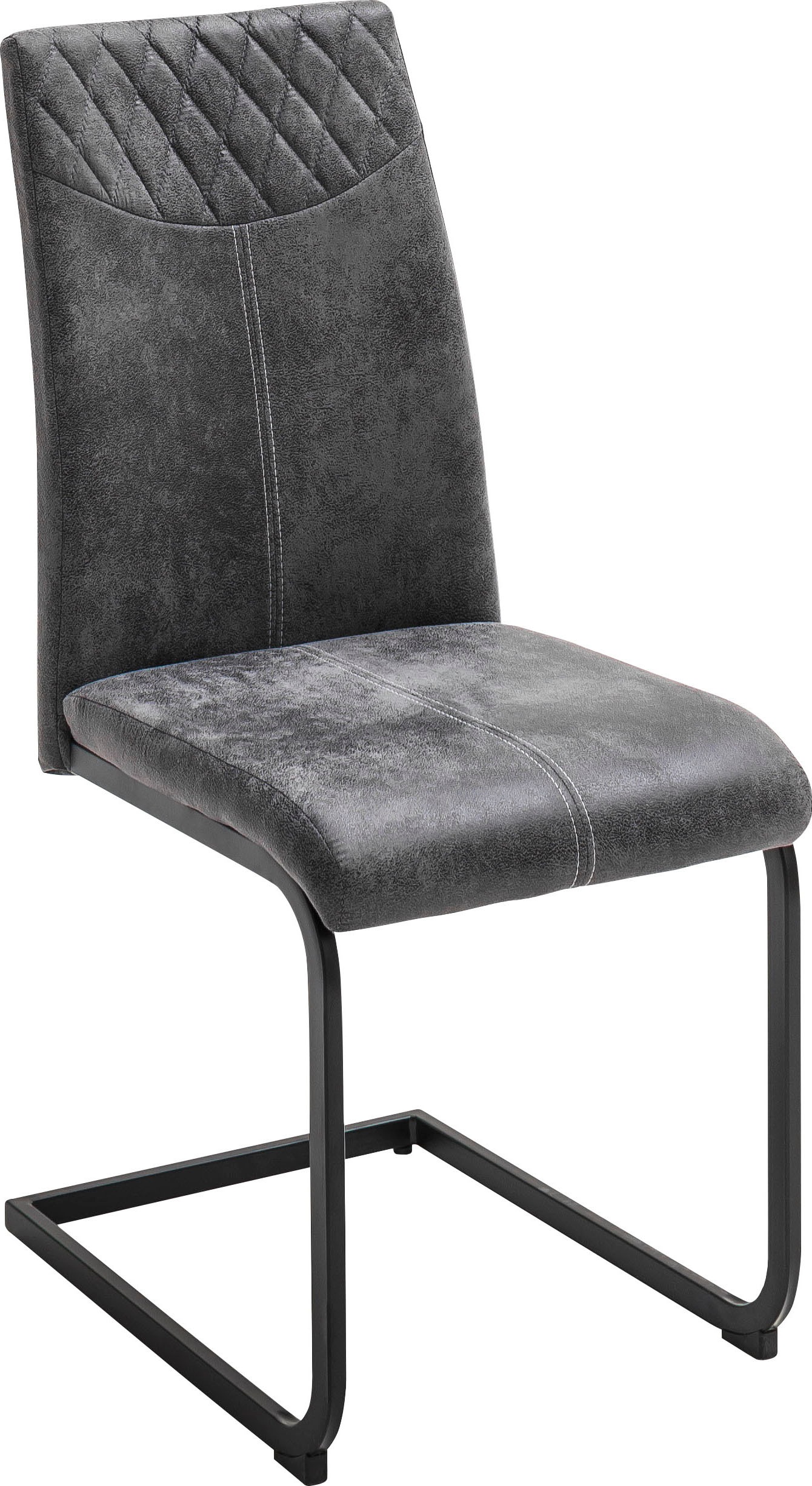 MCA furniture Esszimmerstuhl »Aosta«, (Set), 4 St., Stoffbezug, Stoffbezug Vintagelook, Stuhl belastbar bis 120 Kg