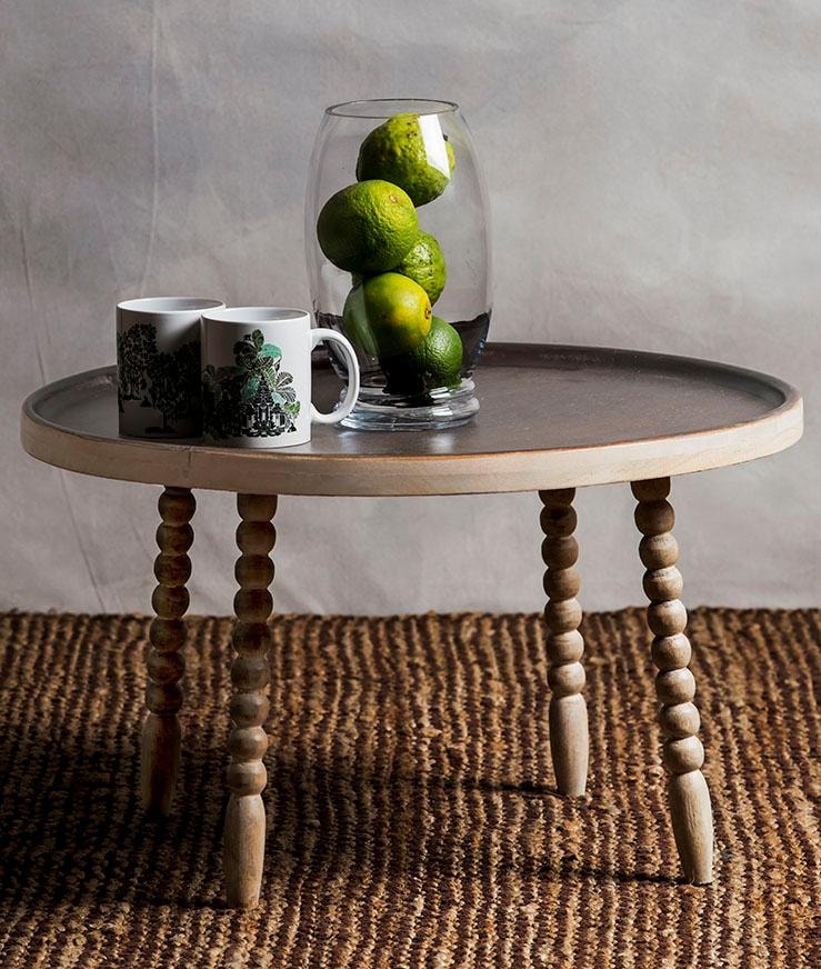 Home affaire Couchtisch »Kayakalp«, Massivholz Mango, Handarbeit günstig online kaufen