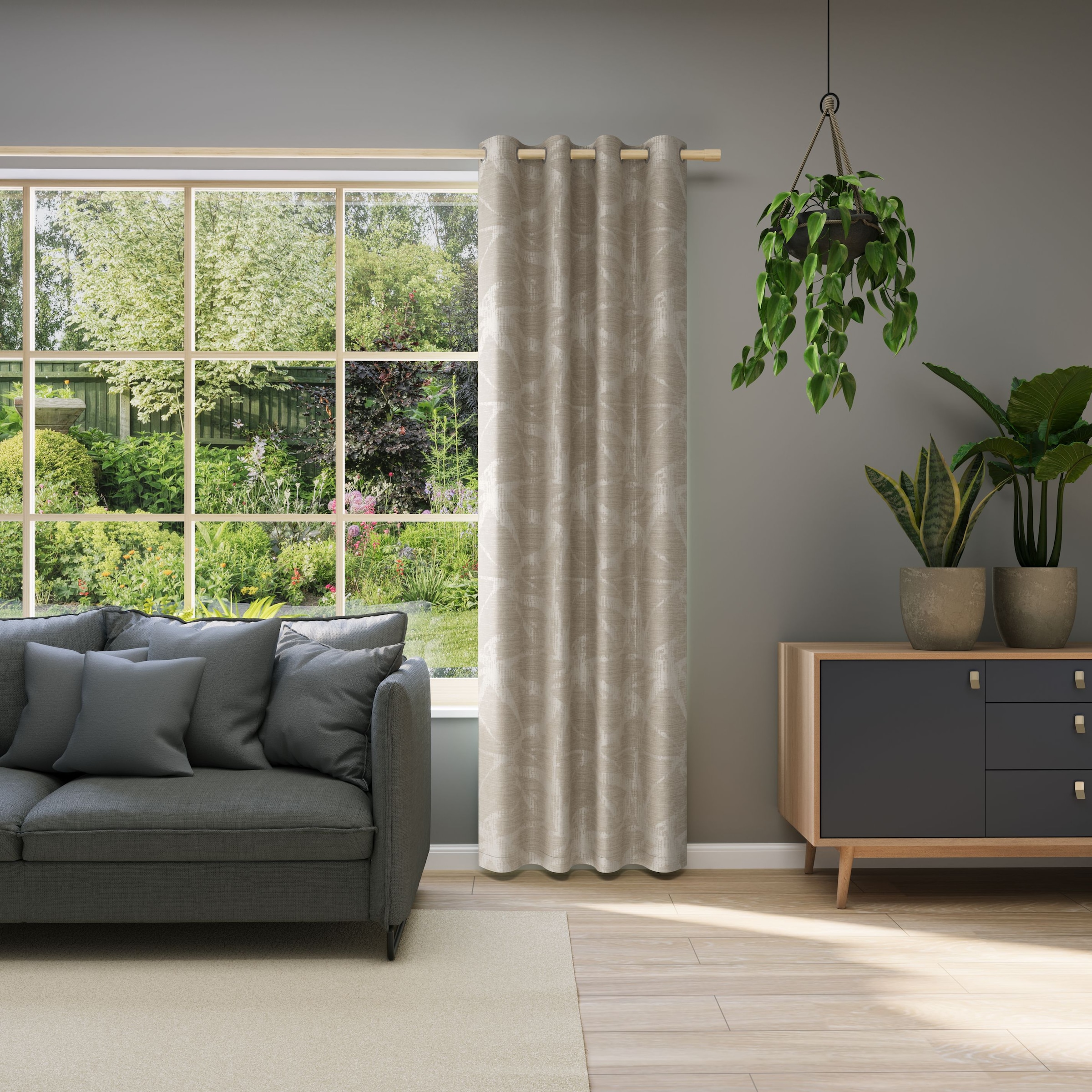 Neutex for you! Vorhang »BELUGA« Ösen 1 Stk. tlg. Jacquard mit Allover-Design