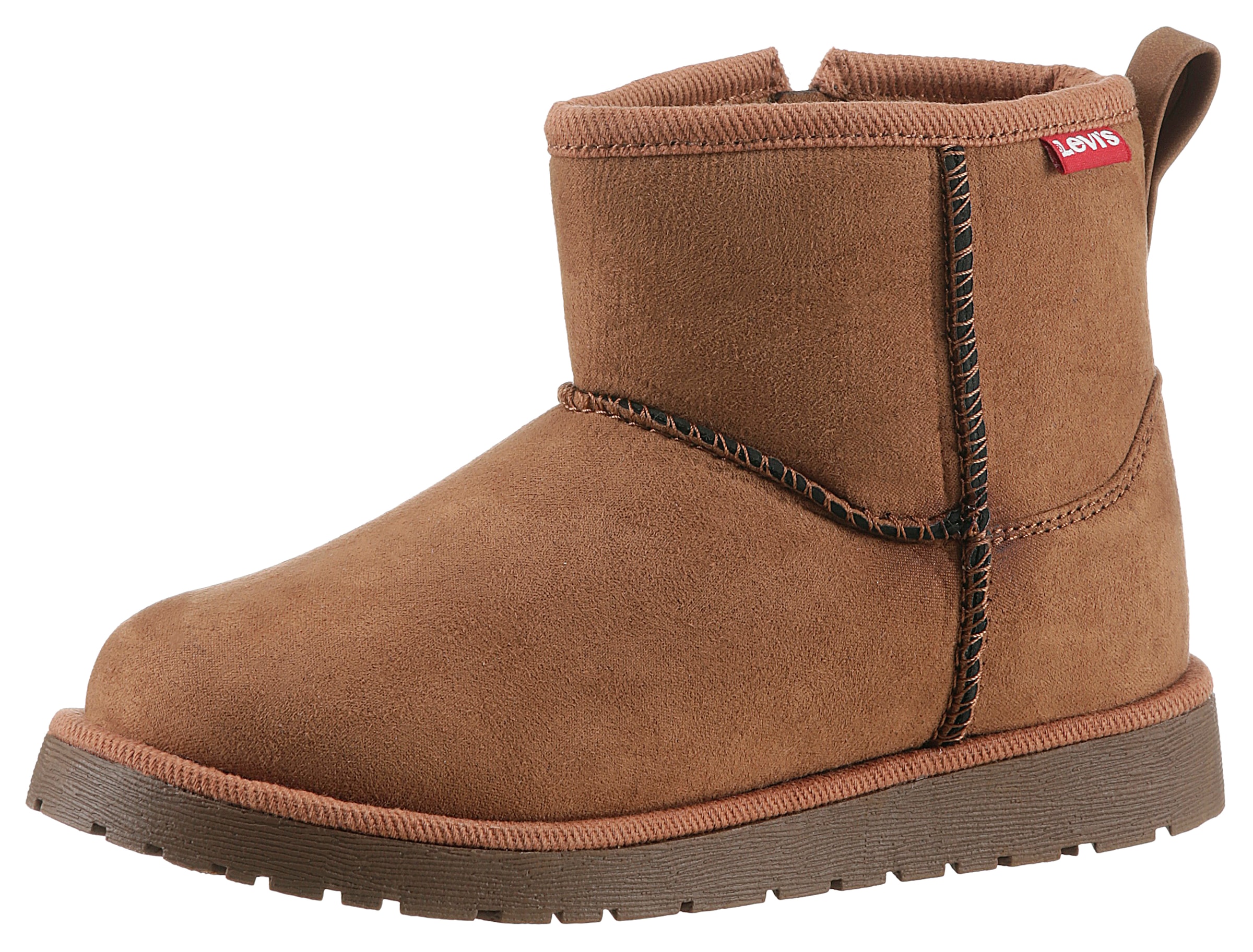 Winterboots »LEVIS® NEW WAVE«, Winterschuh, Reißverschluss-Stiefel mit kuscheligem...