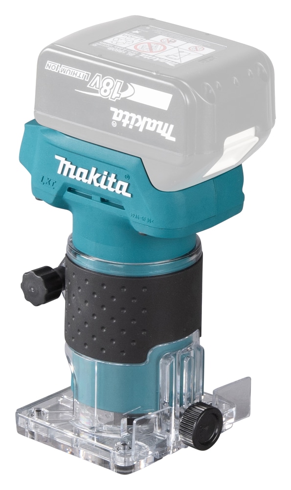 Makita Akku-Fräse »Kantenfräser »DRT52Z« 6 mm, 30.000 min⁻¹, ohne Akku und Ladegerät« leichte bürstenlose Akku-Kantenfräse für Tischler und Hobbyhandwerker