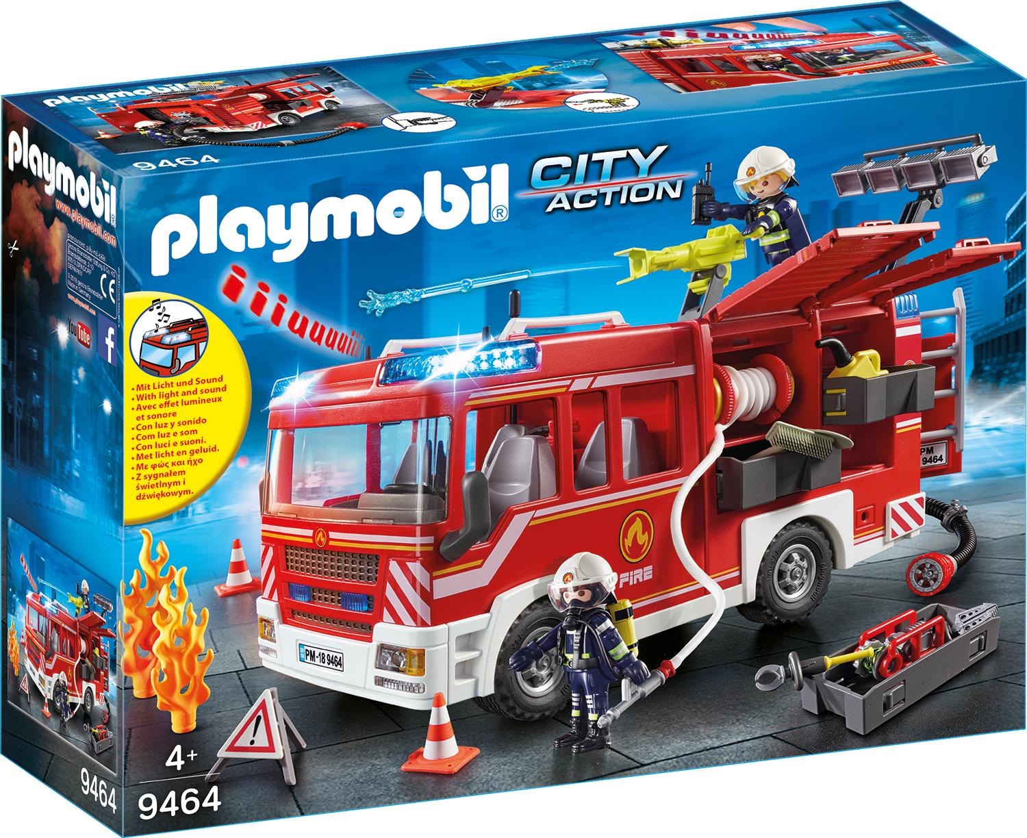 Konstruktions-Spielset »Feuerwehr-Rüstfahrzeug (9464), City Action«, Made in Germany