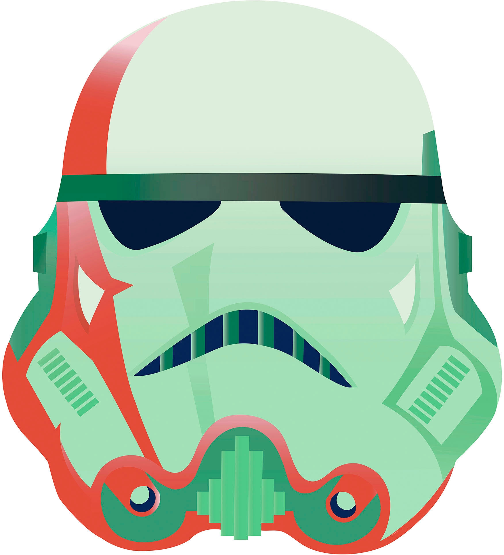 Komar Wandtattoo »Star Wars One of us! - Größe 125 x 125 cm«, (1 St.), rund und selbstklebend