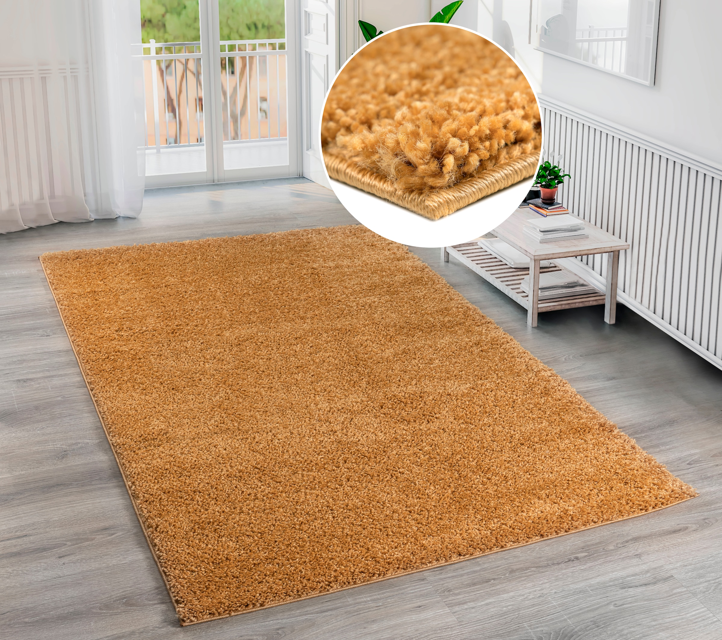 Bruno Banani Hochflor-Teppich »Shaggy Soft«, rechteckig, 30 mm Höhe, gewebt günstig online kaufen