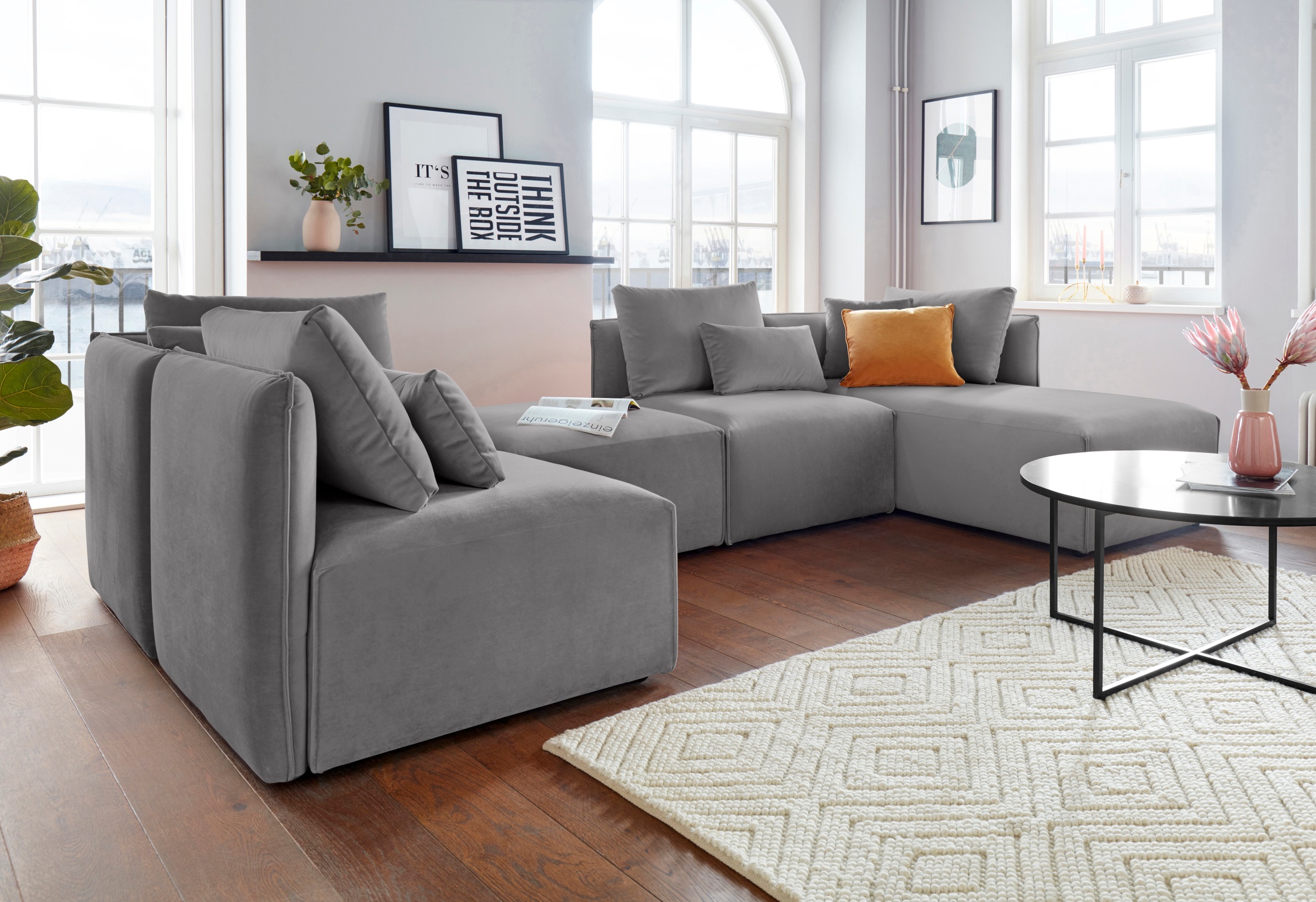 andas Ecksofa "Nöre L-Form" 3 Teile, in vielen Bezugsqualitäten und Farben. günstig online kaufen