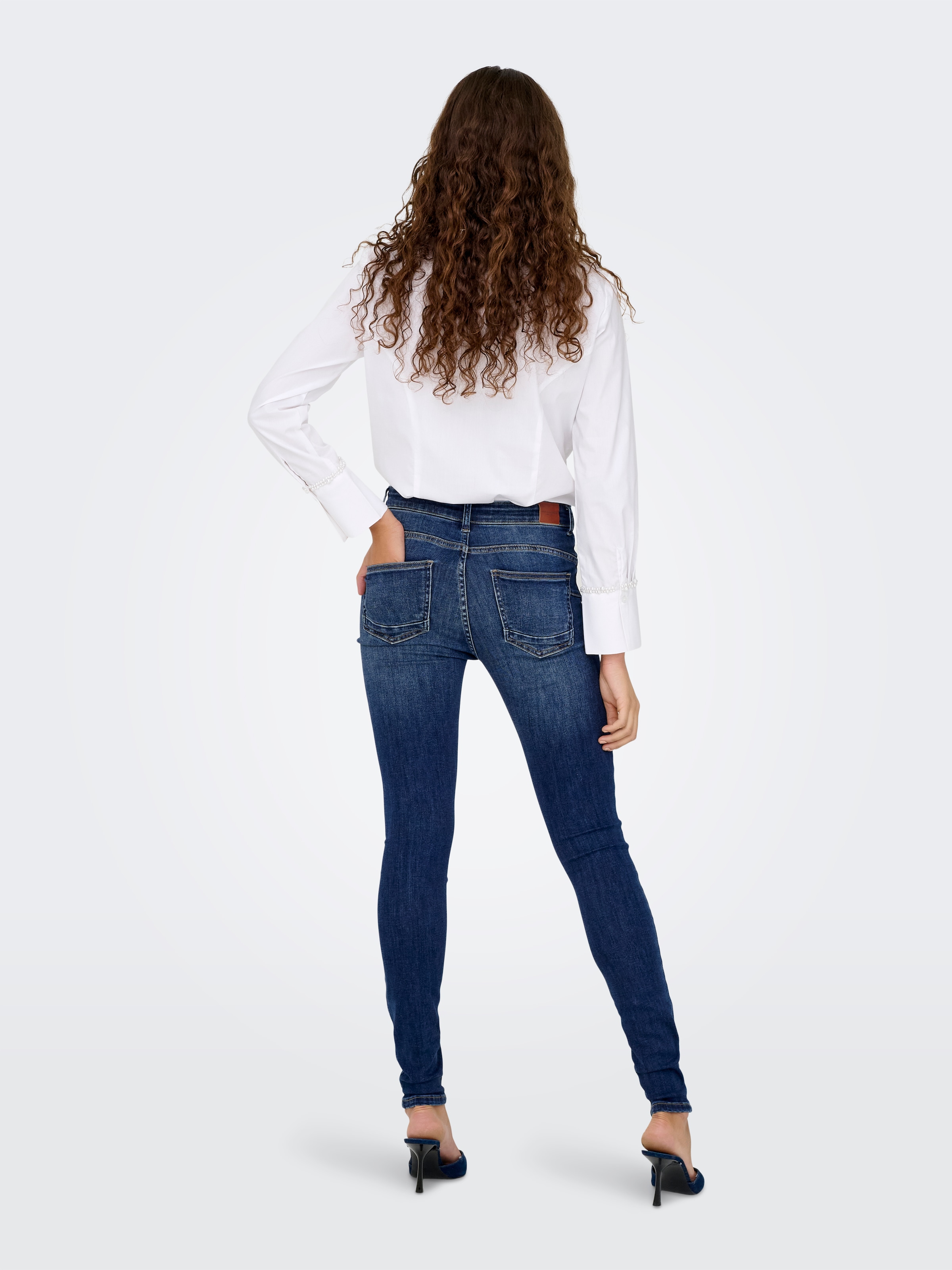 ONLY Skinny-fit-Jeans »ONLLULU HW SKINNY PUSH UP MAS090 BF DNM«