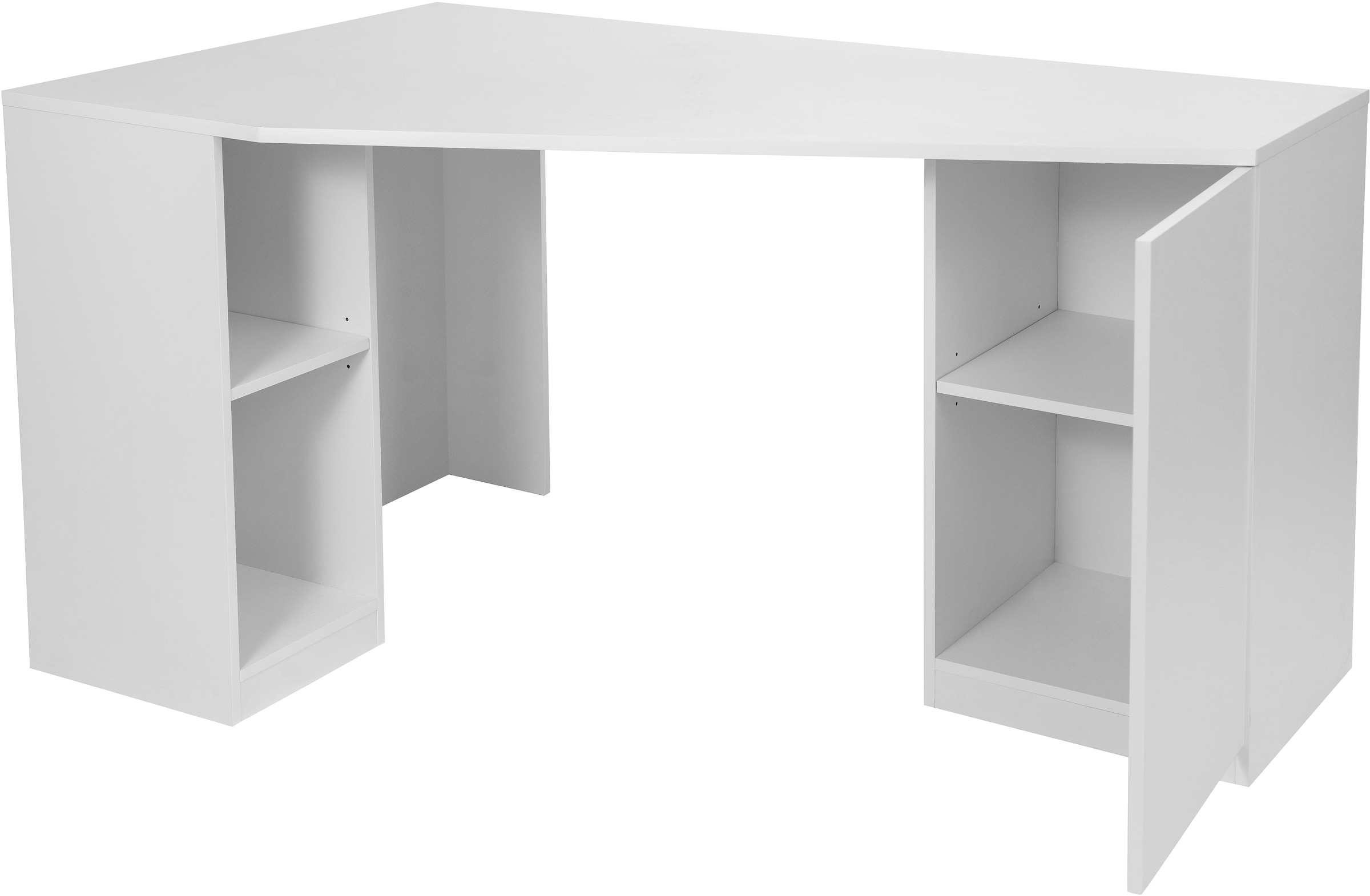 OTTO home Eckschreibtisch »AVRIL« viel Stauraum, Push-to-Open, Breite: 90 cm