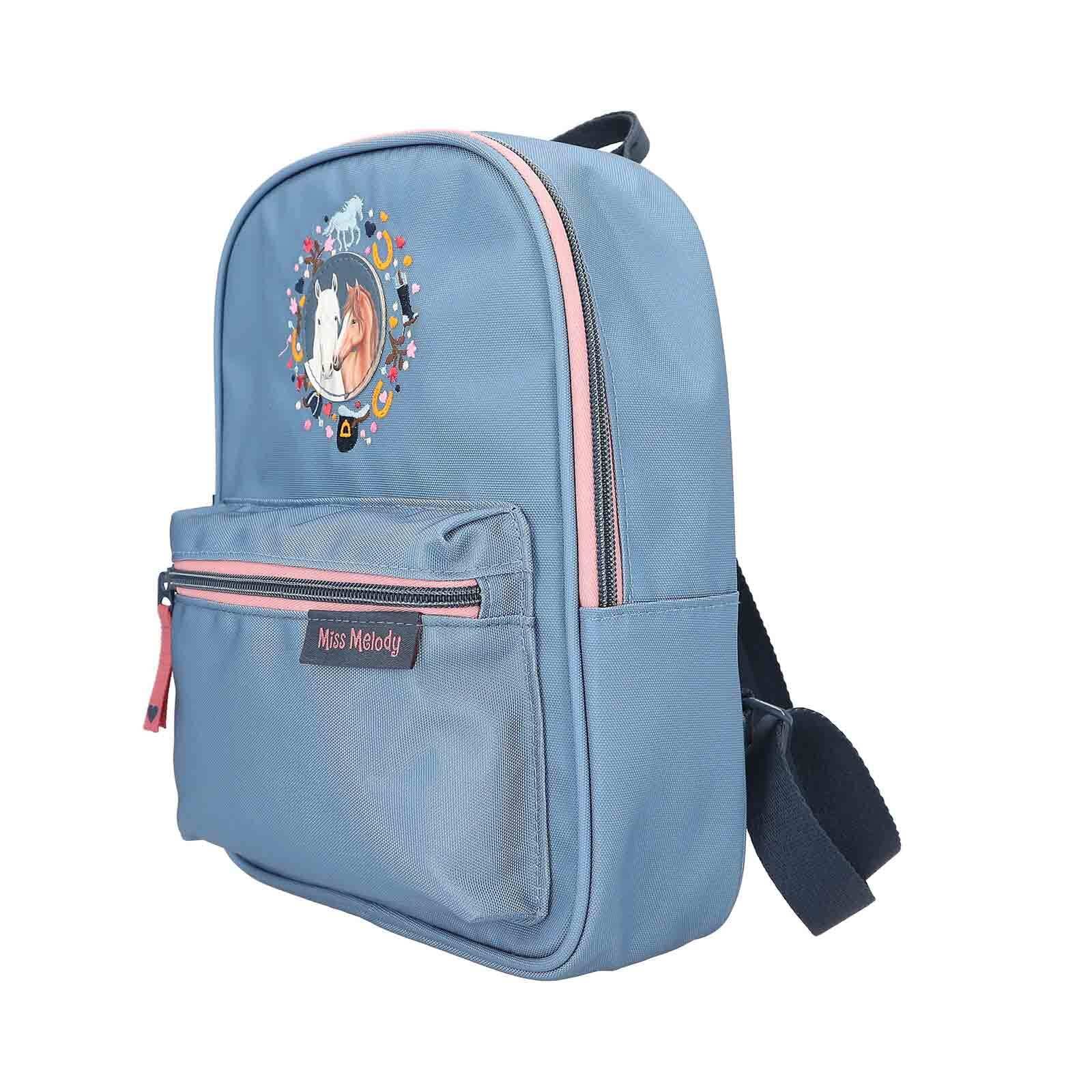 Depesche Rucksack »Rucksack MY LITTLE FARM Miss Melody 13 x 22 x 28 cm blau«
