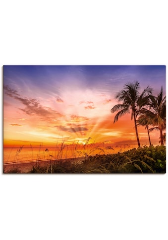 •	Wandbild »BONITA BEACH Malerischer Sonnenuntergang«, (1 St.), in vielen Größen &...