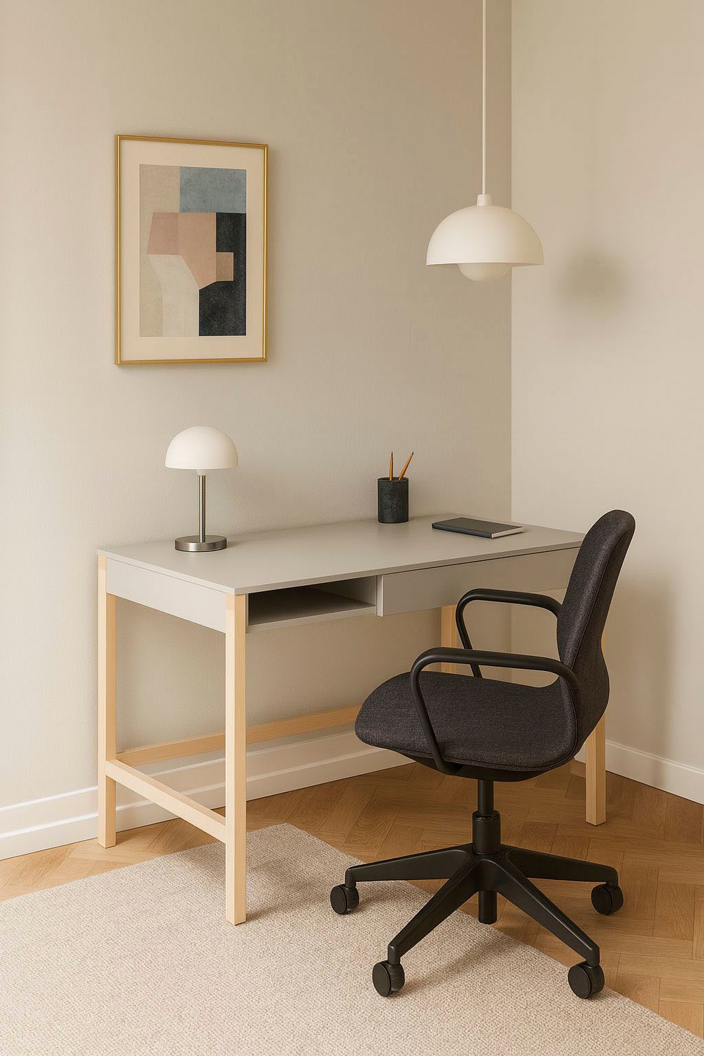 Woodman Schreibtisch »Northgate« im skandinavian Design, Breite 112 cm, FSC günstig online kaufen