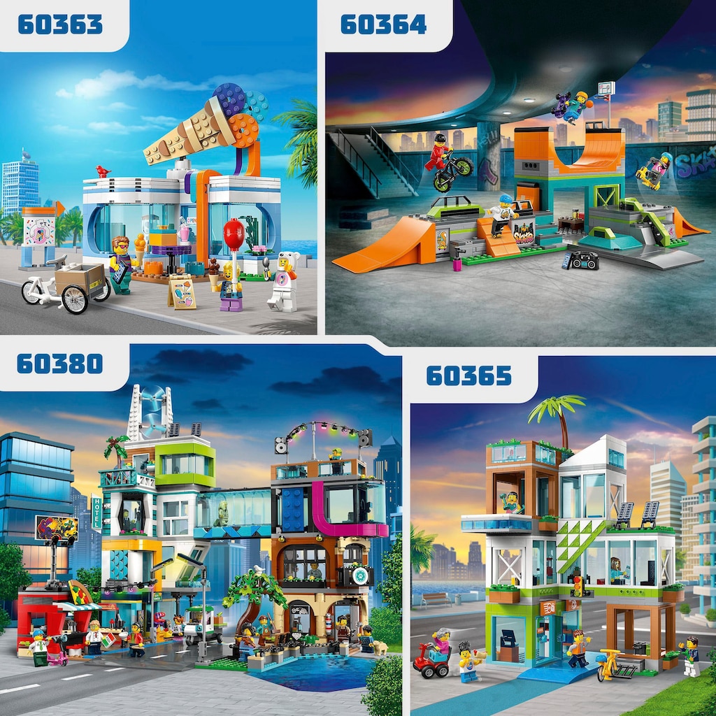 LEGO® Konstruktionsspielsteine »Eisdiele (60363), LEGO® City«, (296 St.)