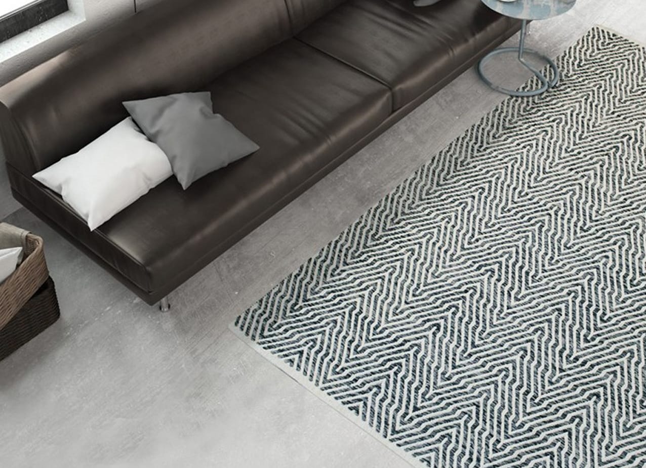 calo-deluxe Teppich »Luba 433«, rechteckig, 7 mm Höhe, reine Baumwolle, han günstig online kaufen