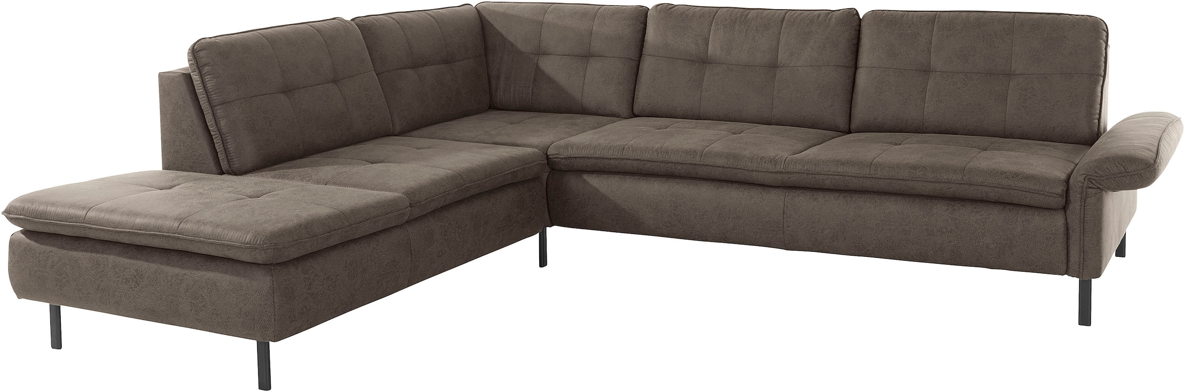 INOSIGN Ecksofa »Birkholm L-Form«, Armlehnverstellung, auch in Easy Clean Bezug - mit Wasser zu reinigen