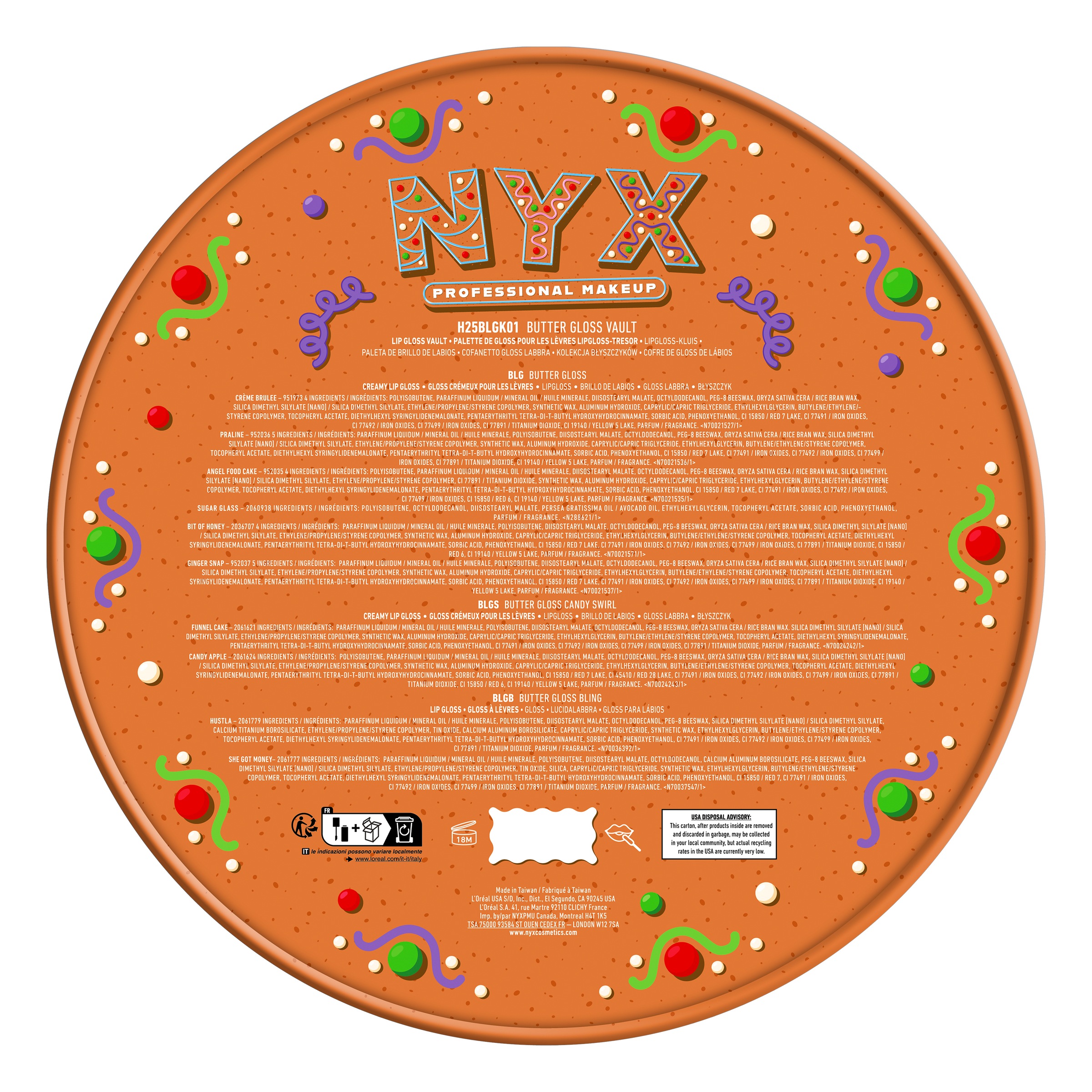 NYX Lipgloss »NYX Professional Makeup Butter Gloss Kit«