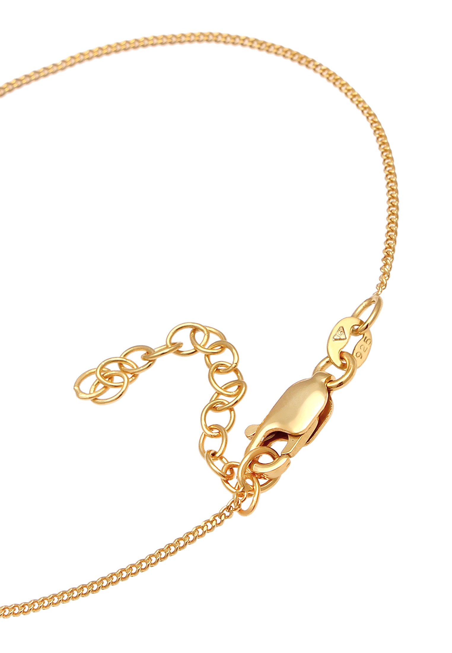 Elli DIAMONDS Armband »Solitär Viereck Diamant (0.1 ct.) 925 Silber«