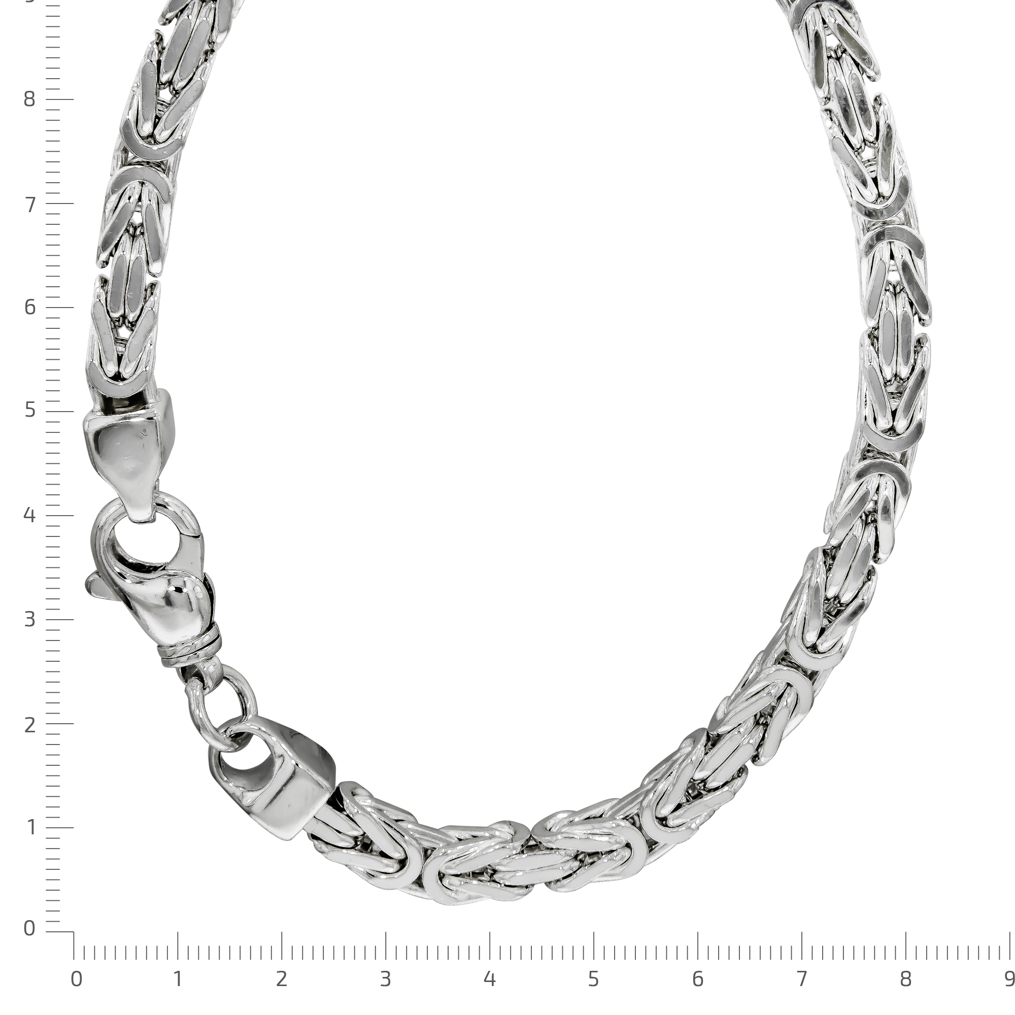 Zeeme Collierkettchen »Silber 925 poliert Königskette 7mm breit«
