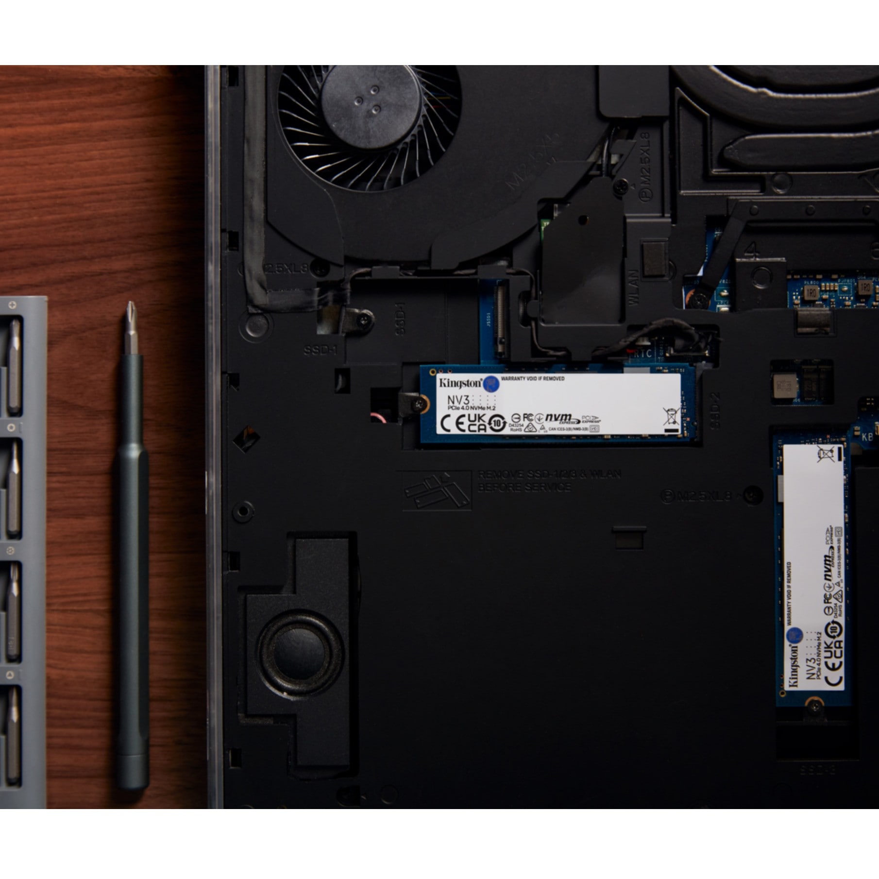 Kingston interne SSD »2000G NV3 M.2 2280 NVMe SSD« 2000 GB Anschluss M.2 (2880)