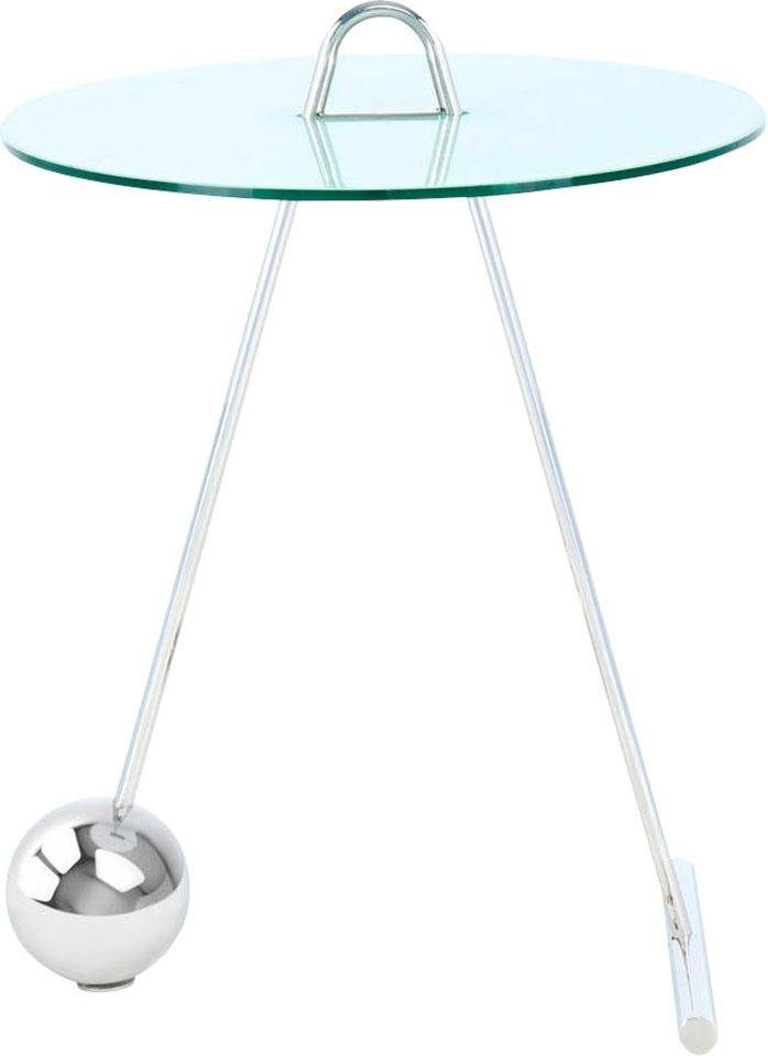 Kayoom Beistelltisch »Pendulum 525, mit runder Tischplatte«, (1 St.), Marmo günstig online kaufen