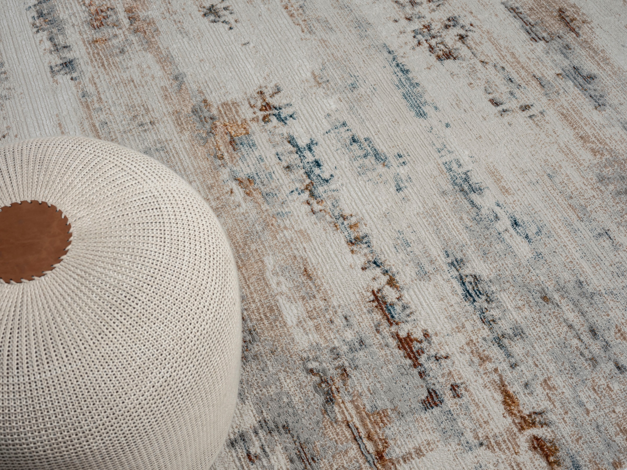 Myflair Möbel & Accessoires Teppich »Esme 1« rechteckig 8 mm Höhe Kurzflor, Vintage Look, besonders weich durch Microfaser