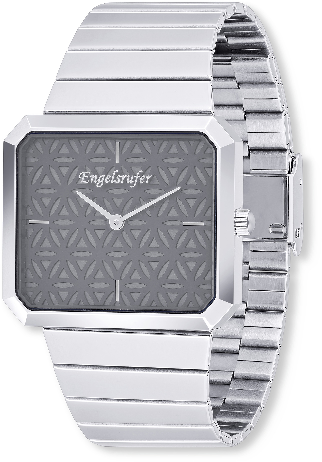Engelsrufer Quarzuhr »Lebensblume« Armbanduhr, Damenuhr, Edelstahlarmband, analog