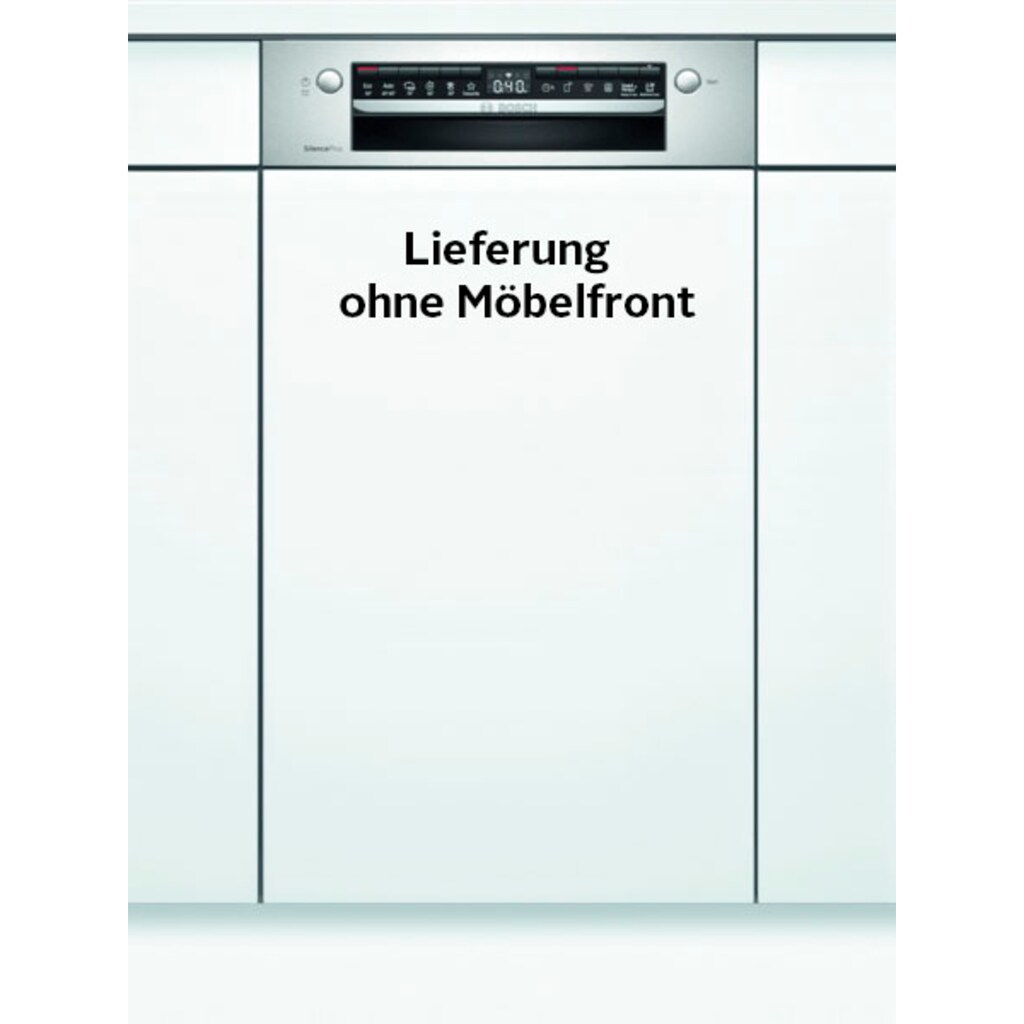 BOSCH teilintegrierbarer Geschirrspüler »SPI4HMS61E«, Serie 4, SPI4HMS61E, 10 Maßgedecke