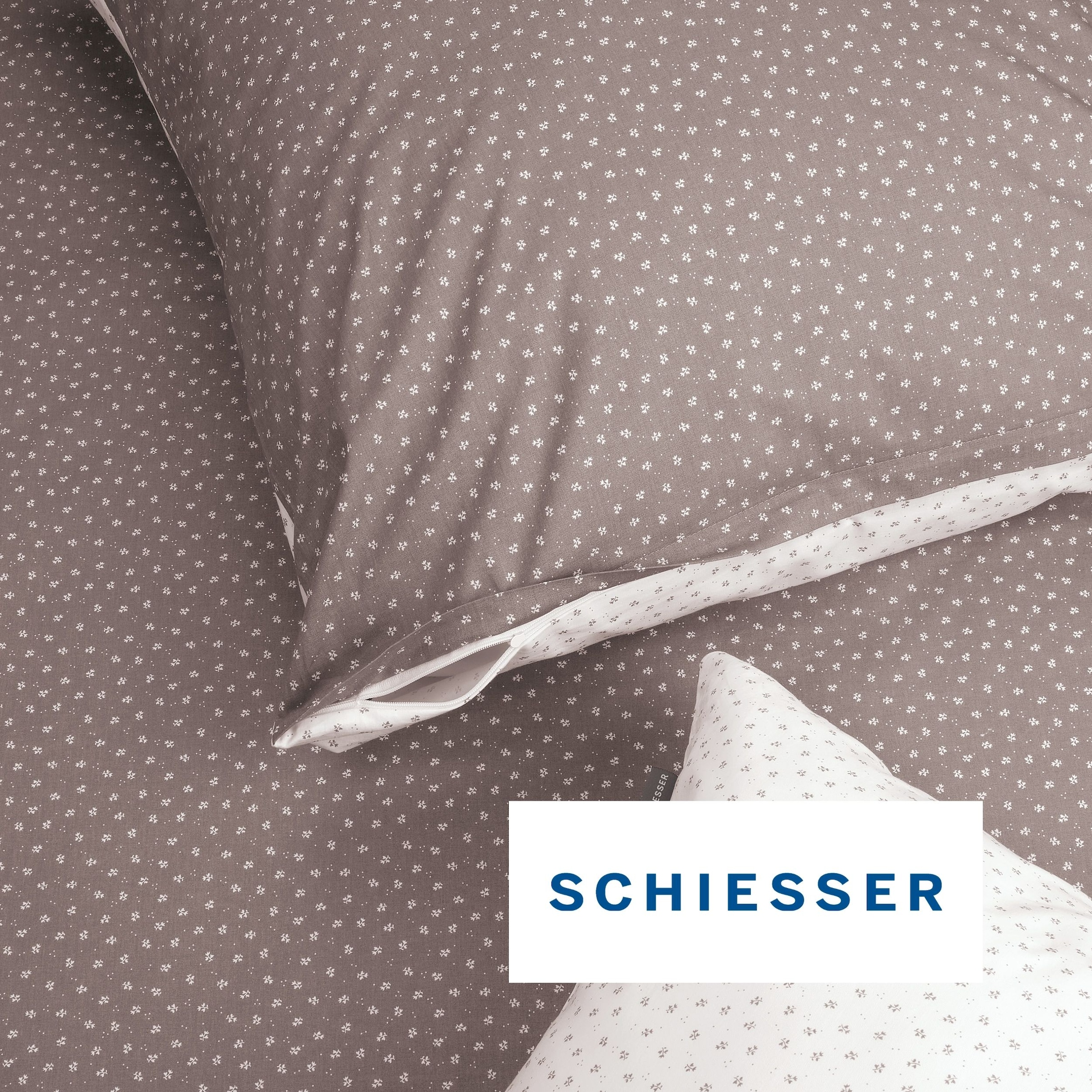 Schiesser Bettwäsche »Millie aus weicher Baumwolle mit filigranen Blüten« 2 Stk. OEKO-TEX® MADE IN GREEN