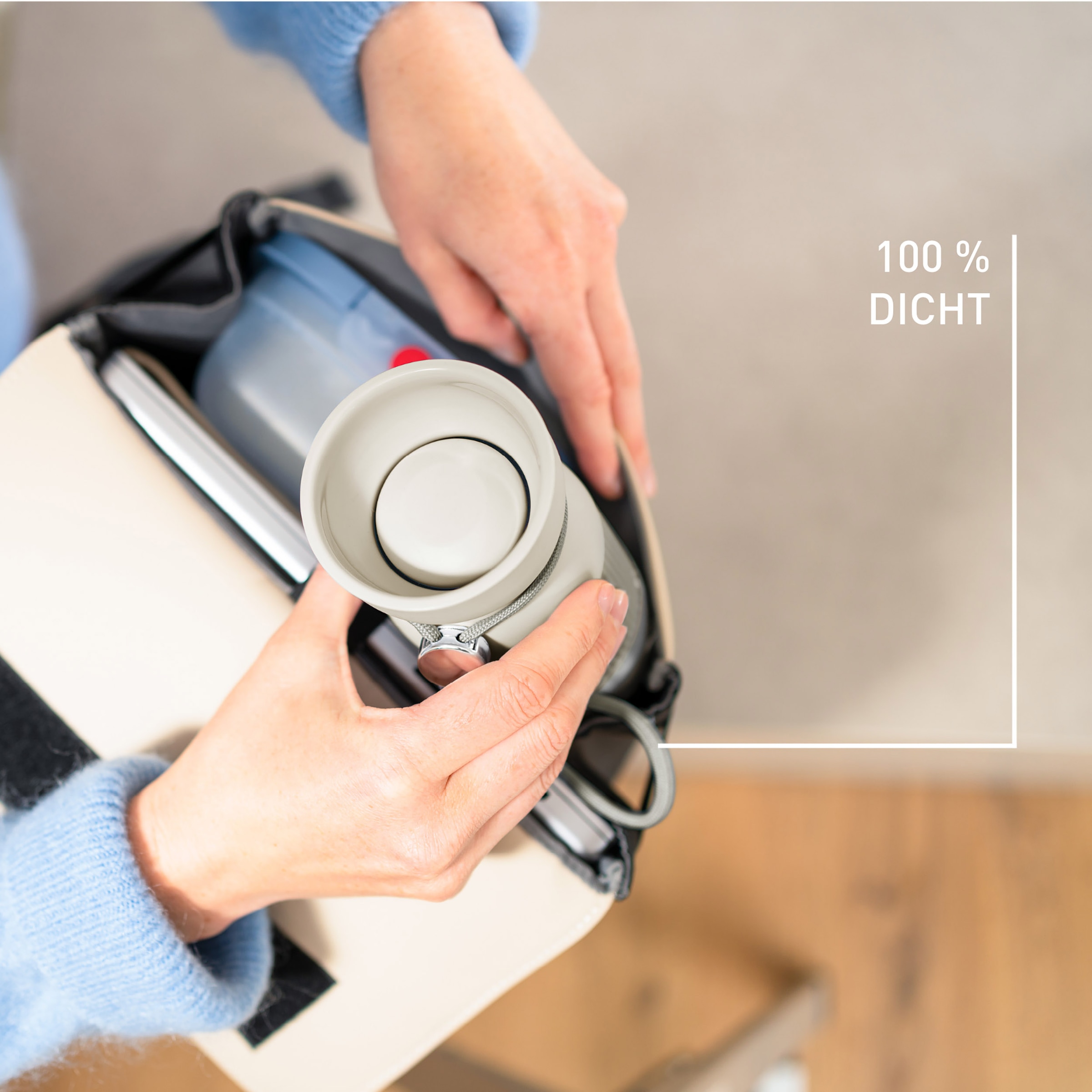 Emsa Thermobecher »beYou Cup« 0,36 Liter, aromatischer Trinkgenuss, 100% dicht, mit Trageband