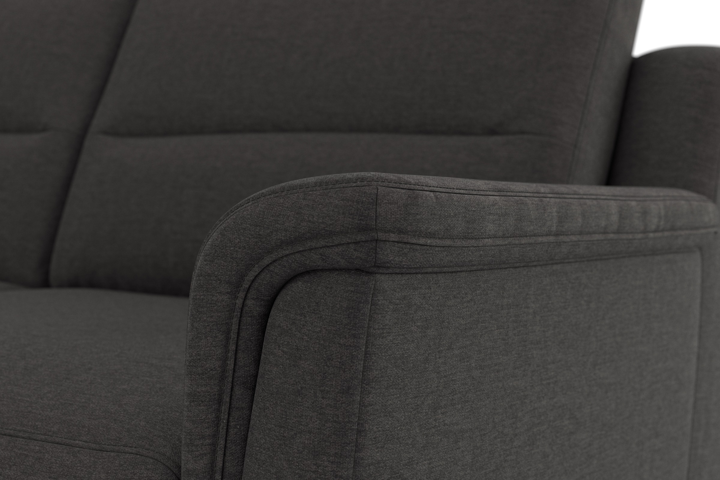 sit&more Ecksofa »Farö L-Form«, inklusive Federkern, wahlweise mit Bettfunktion und Bettkasten