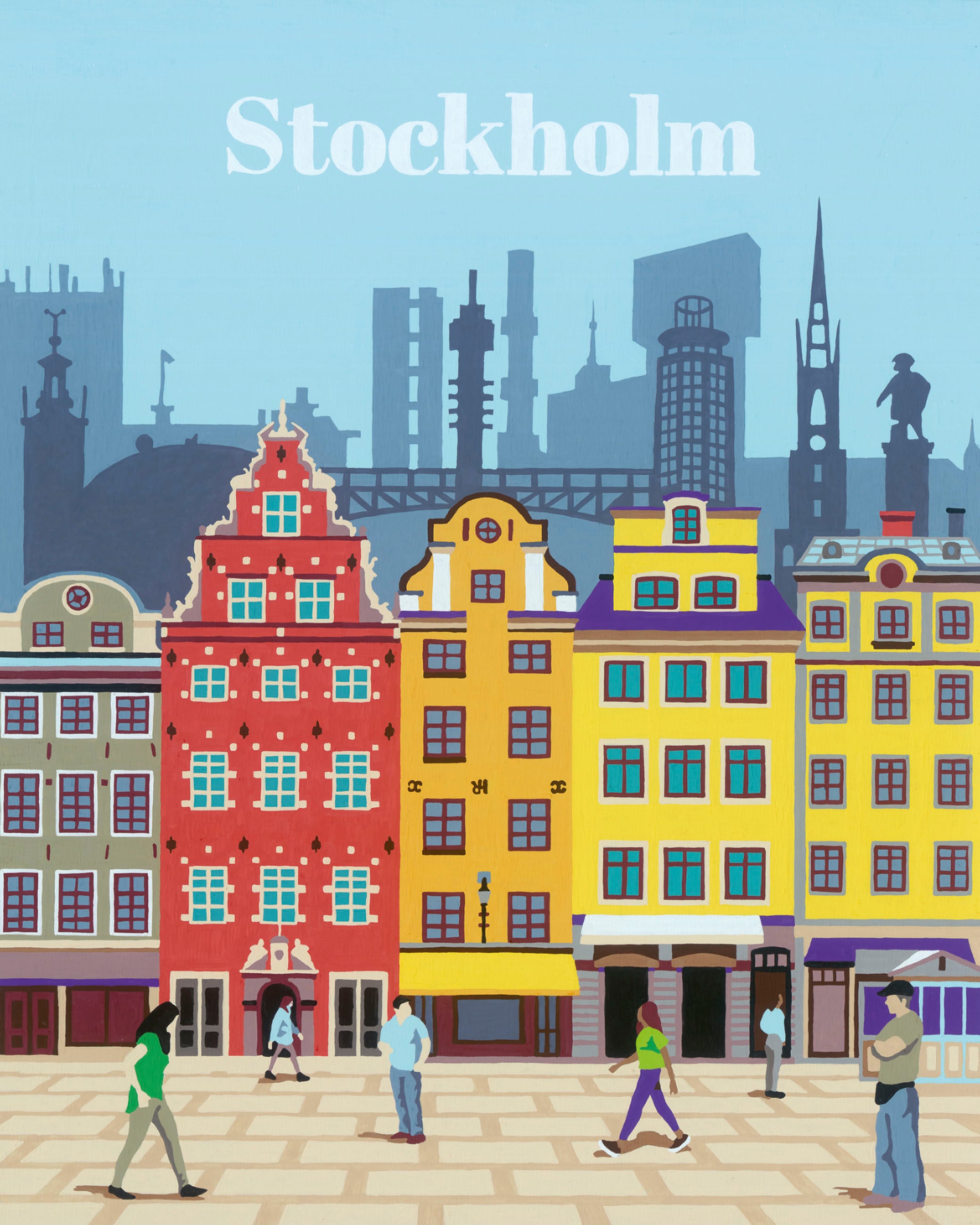Ravensburger Malen nach Zahlen »CreArt, Colorful Stockholm«, Made in Europe