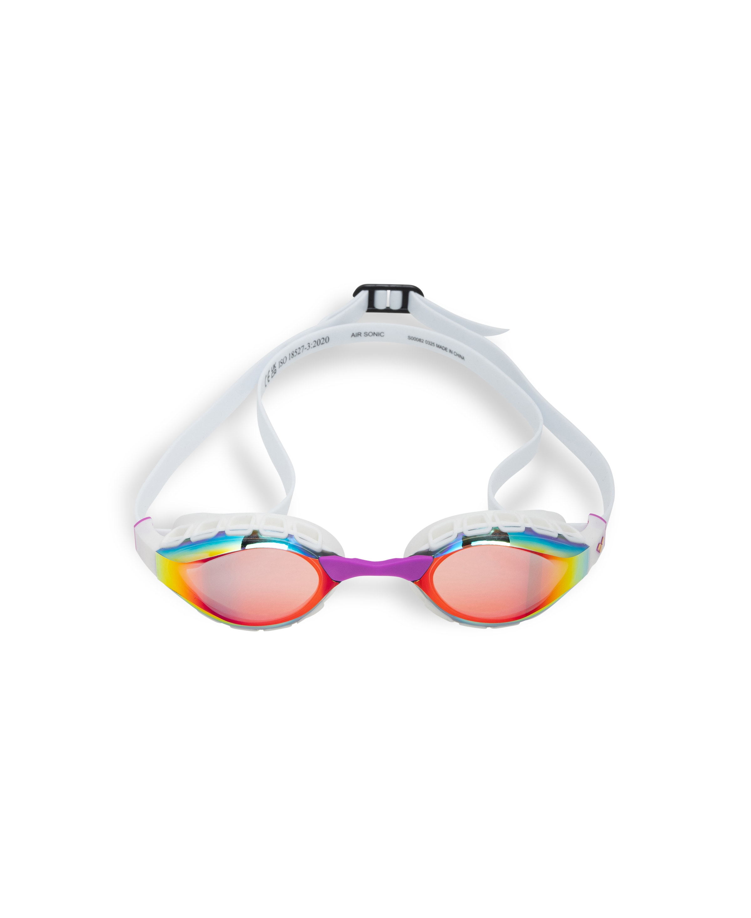 Arena Schwimmbrille »AIR SONIC MIRROR« mit verspiegelten Gläsern, breite Gläser für seitliche Sicht