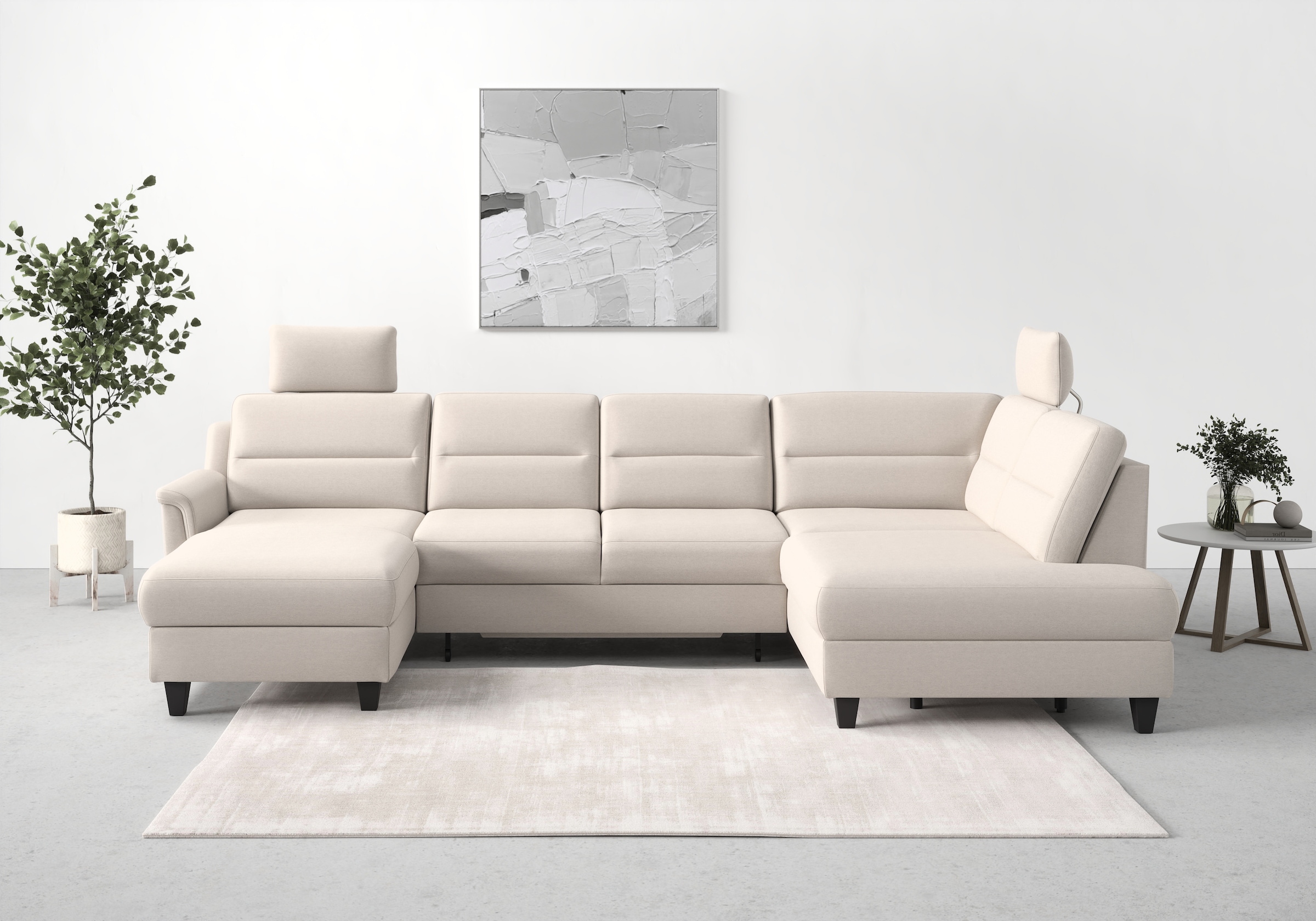 sit&more Wohnlandschaft »Farö U-Form« inklusive Federkern, wahlweise mit Be günstig online kaufen