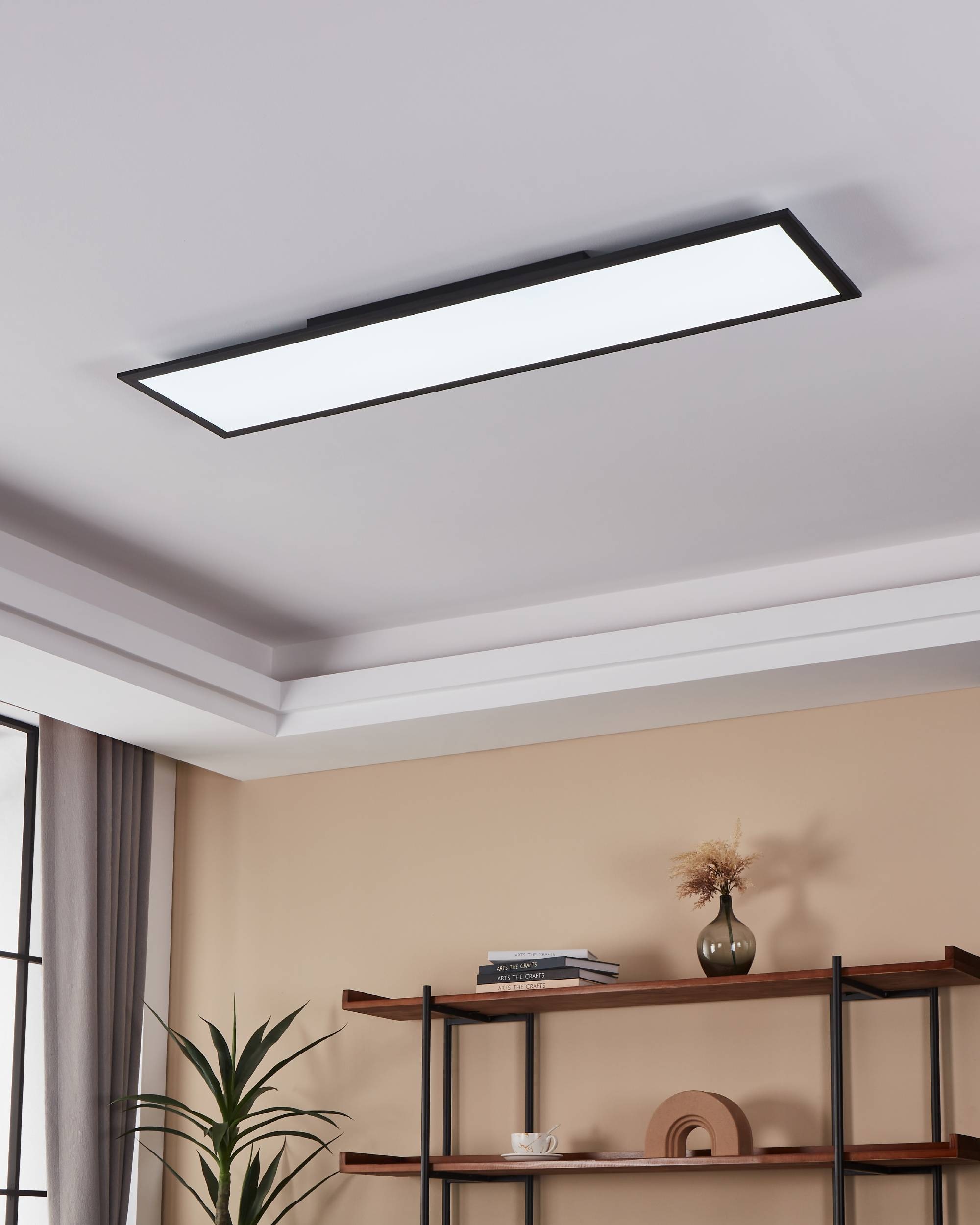 EGLO LED-Deckenleuchte »SALOBRENA-Z«, in schwarz aus Alu / inkl. LED fest i günstig online kaufen