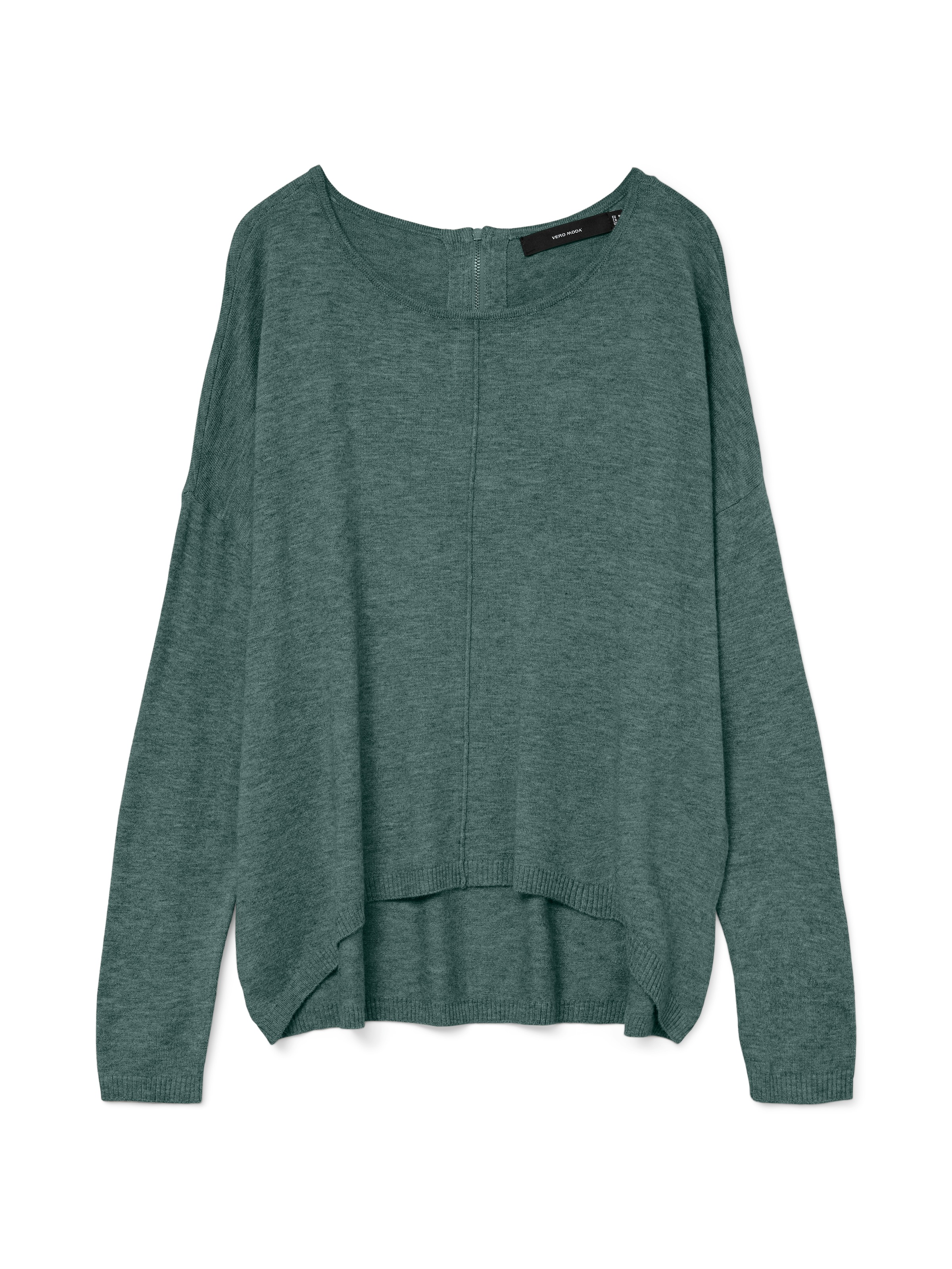 Vero Moda Rundhalspullover »VMBREEZE AURA LS ZIPPER BLOUSE NOOS«