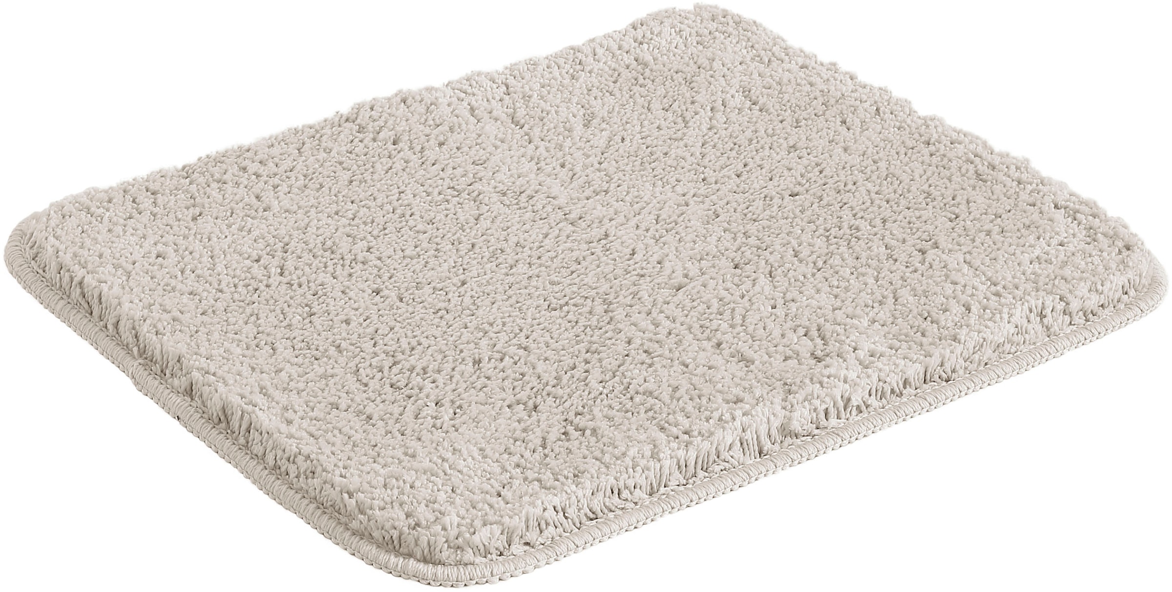 my home Badematte »Inga, Badezimmer Teppich, Badvorleger«, rutschhemmend beschichtet, schnell trocknend-strapazierfähig-fußbodenheizungsgeeignet, Badteppich, unifarben, weich, als halbrund und rechteckig erhältlich