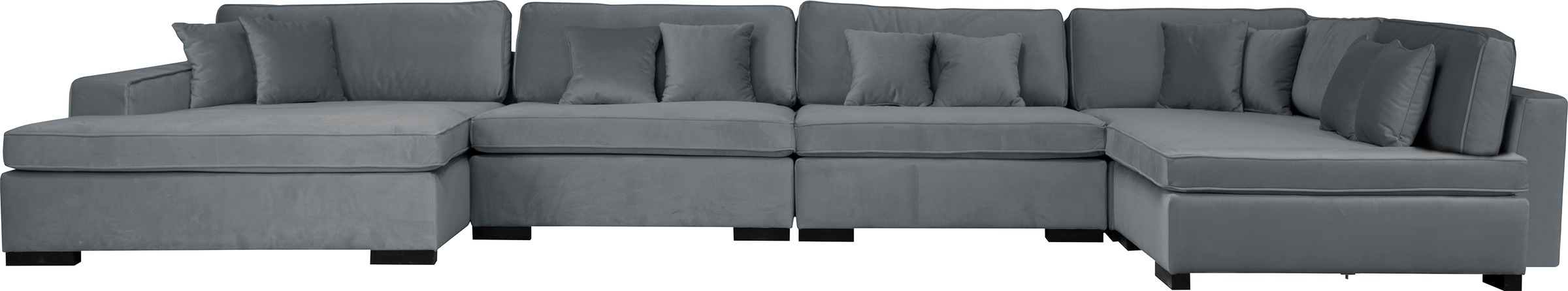 Guido Maria Kretschmer Home&Living Wohnlandschaft »Skara U-Form«, Lounge-Sofa mit Federkernpolsterung, in vielen Bezugsvarianten