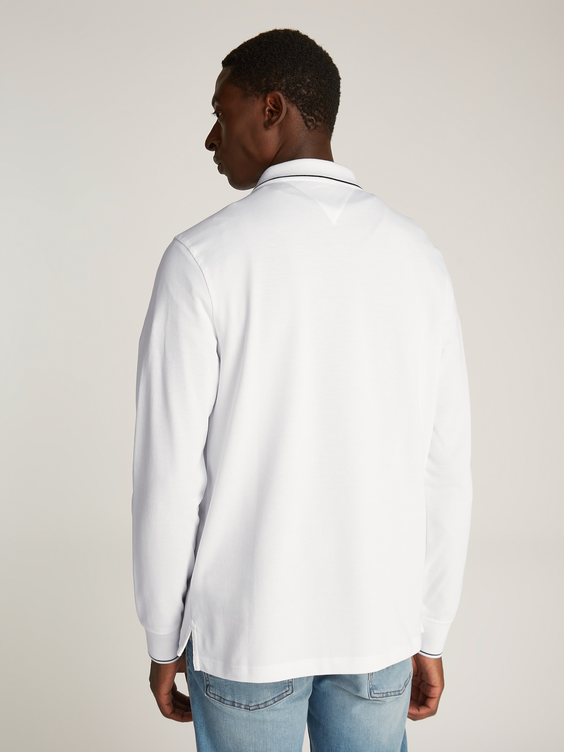 Tommy Hilfiger Langarm-Poloshirt »LS ZIP RWB DETAIL REG POLO«