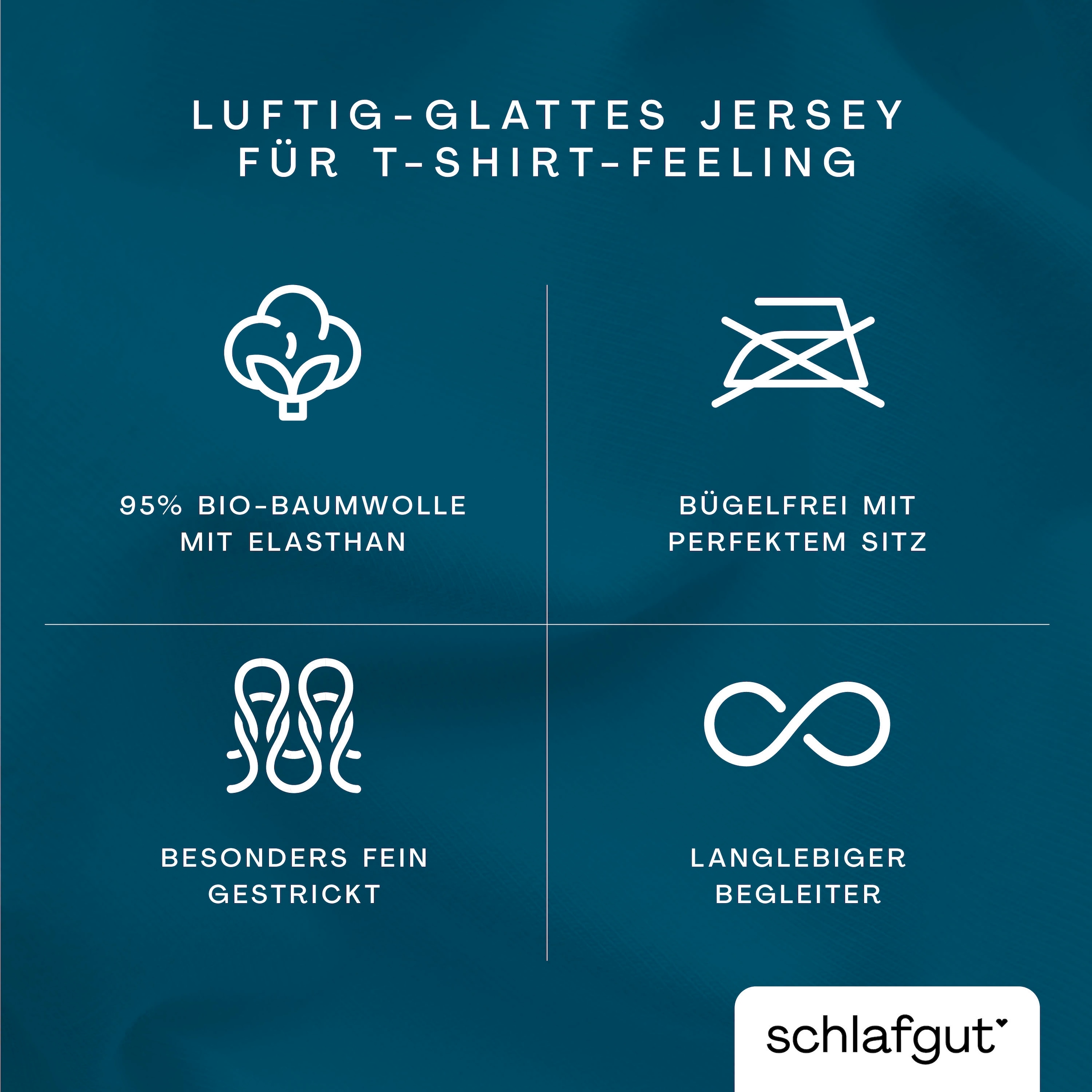 Schlafgut Kissenbezug »Knitted Jersey aus Bio-Baumwolle mit Elasthan, bügelfrei,«, (1 St.), besonders fein gestrickt, Kissenhülle mit farbigem Reißverschluss