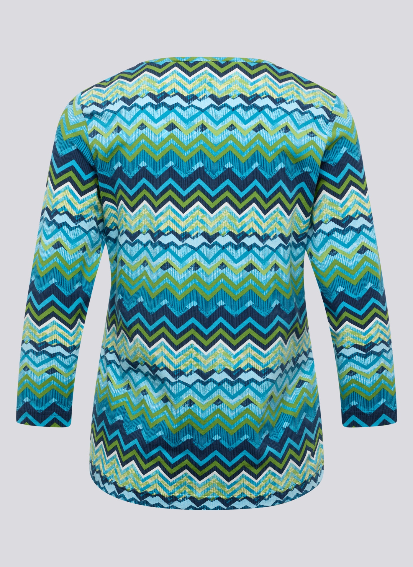 Rabe 3/4-Arm-Shirt mit grafischem Muster