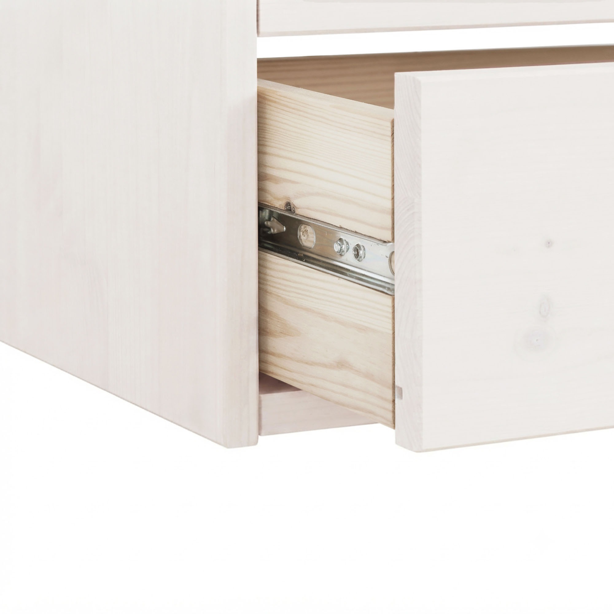 Home affaire Hängeregal »Oslo« 75 cm breit, aus massiver Kiefer, 1 breite Schublade, Metallgriffe