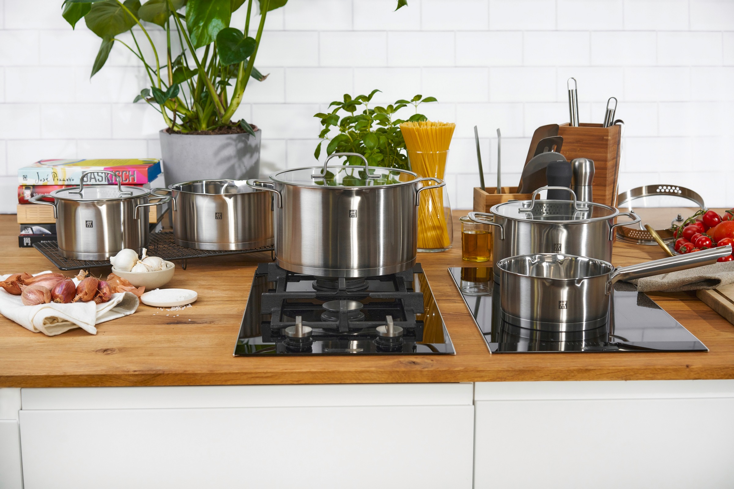 Zwilling Topf-Set »TrueFlow«, Edelstahl, (Set, 5 tlg.), 18/10 Edelstahl, in günstig online kaufen