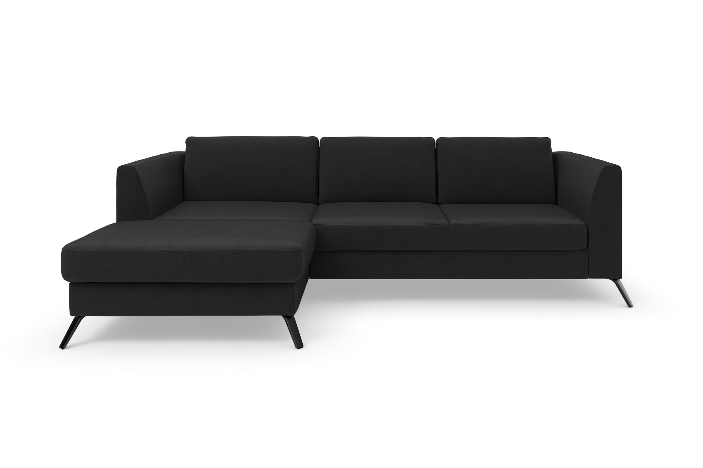 sit&more Ecksofa »Olsen L-Form«, inklusive Sitztiefenverstellung, wahlweise mit Bettfunktion, 15cm hoch