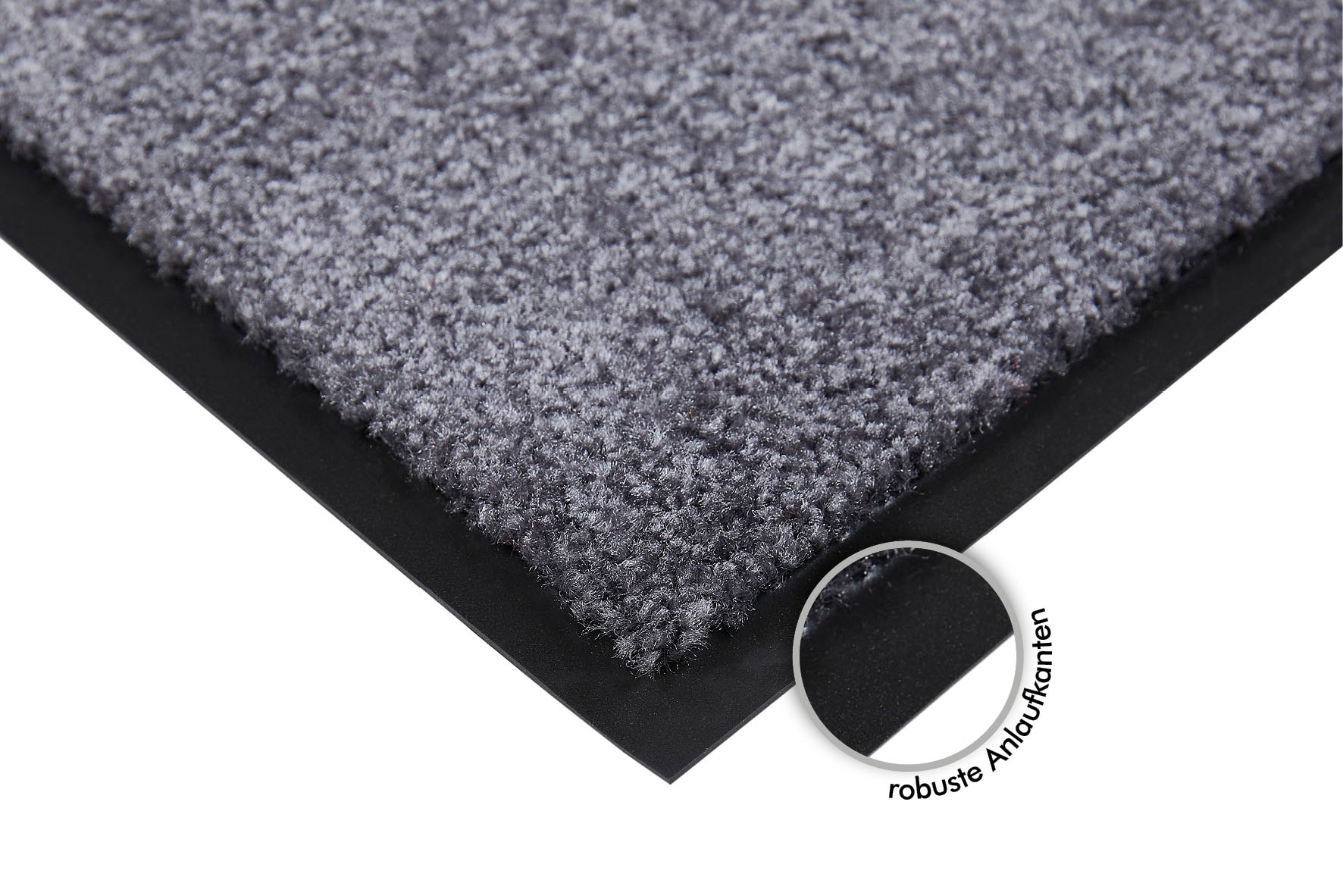 Andiamo Fußmatte »Super Wash & Clean, Made in Belgium«, rechteckig, 7 mm Höhe, Schmutzfangmatte, Uni Farben, rutschhemmend, waschbar