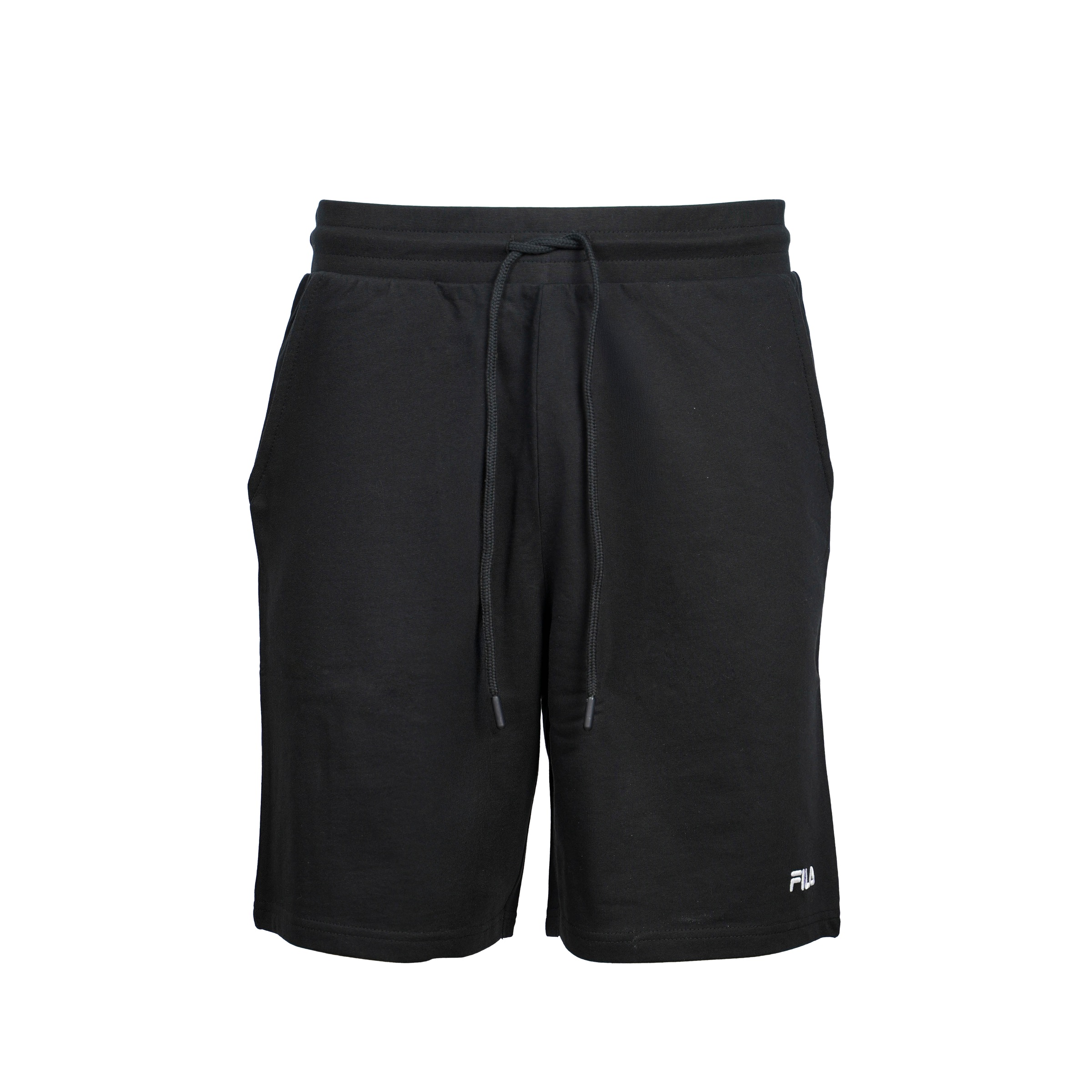 Fila Shorty »MAN JERSEY TOP + FRENCH TERRY PANTS PYJAMAS«, (2 tlg.), mit schlichtem Logo-Stitching, seitliche Taschen