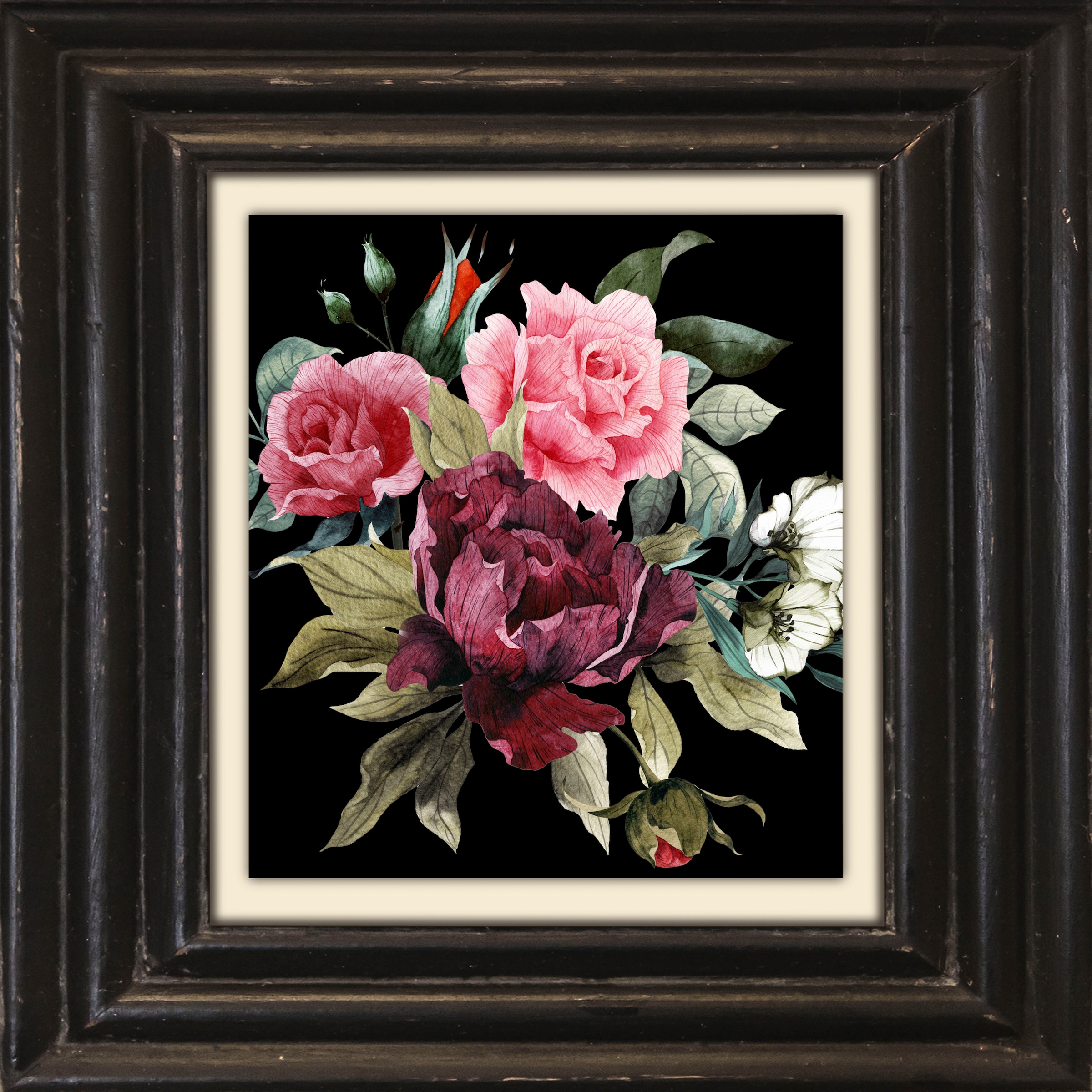 queence Leinwandbild »Blumen«, Kunst-Blumen-Blumenbilder-Stillleben-Garten- günstig online kaufen
