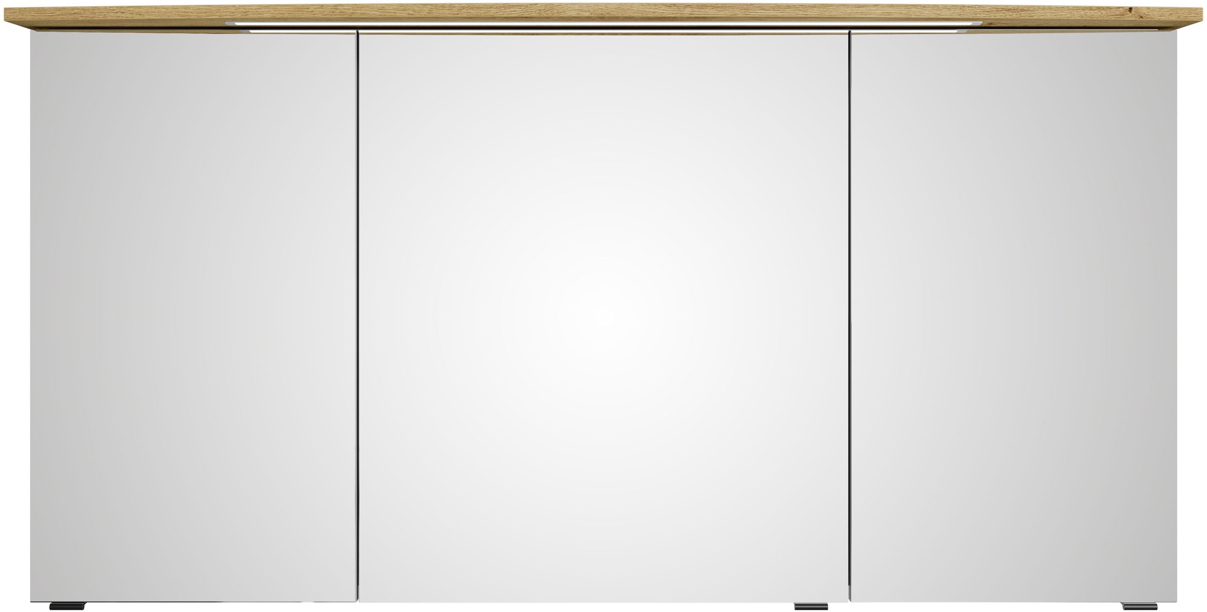 Saphir Badmöbel-Set »Serie 4010 2-teilig Keramik-Waschtisch mit LED-Spiegelschrank«, (Set), Badezimmer Set 144 cm breit, inkl. Türdämpfer, 5 Türen, 2 Schubladen