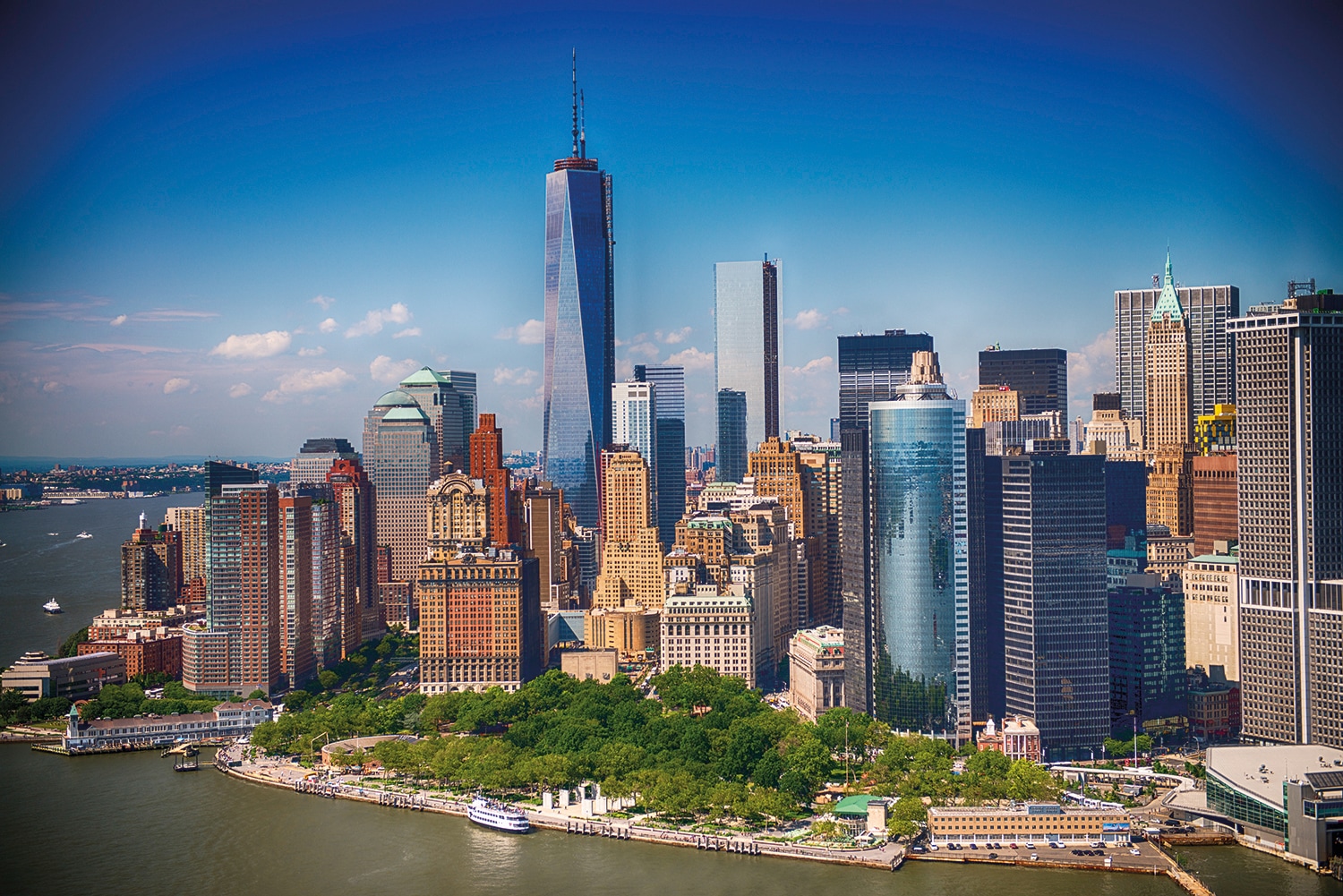 Papermoon Fototapete »Lower Manhattan Skyline« glatt günstig online kaufen