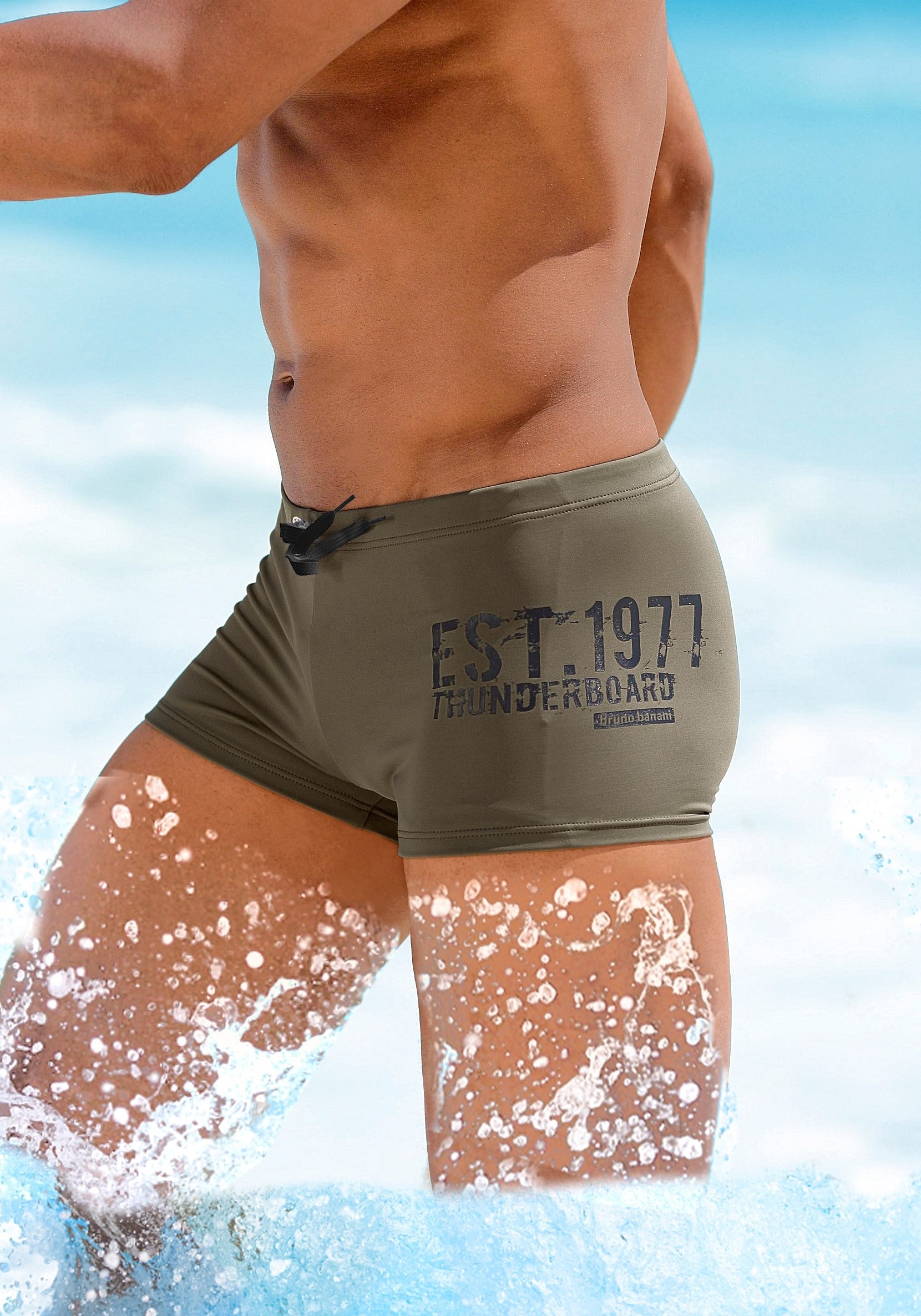 Bild von Bruno Banani Boxer-Badehose, mit seitlichem Print
